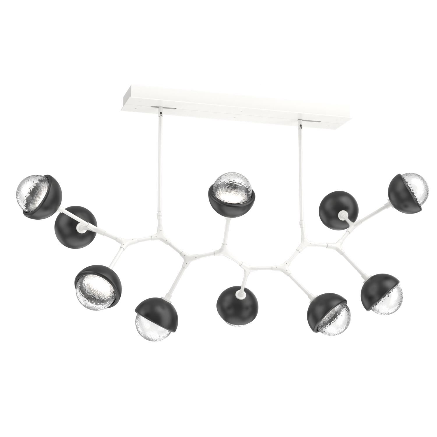 Levi Wilson Cabochon 56 Inch Linear Suspension Light by Hammerton Studio