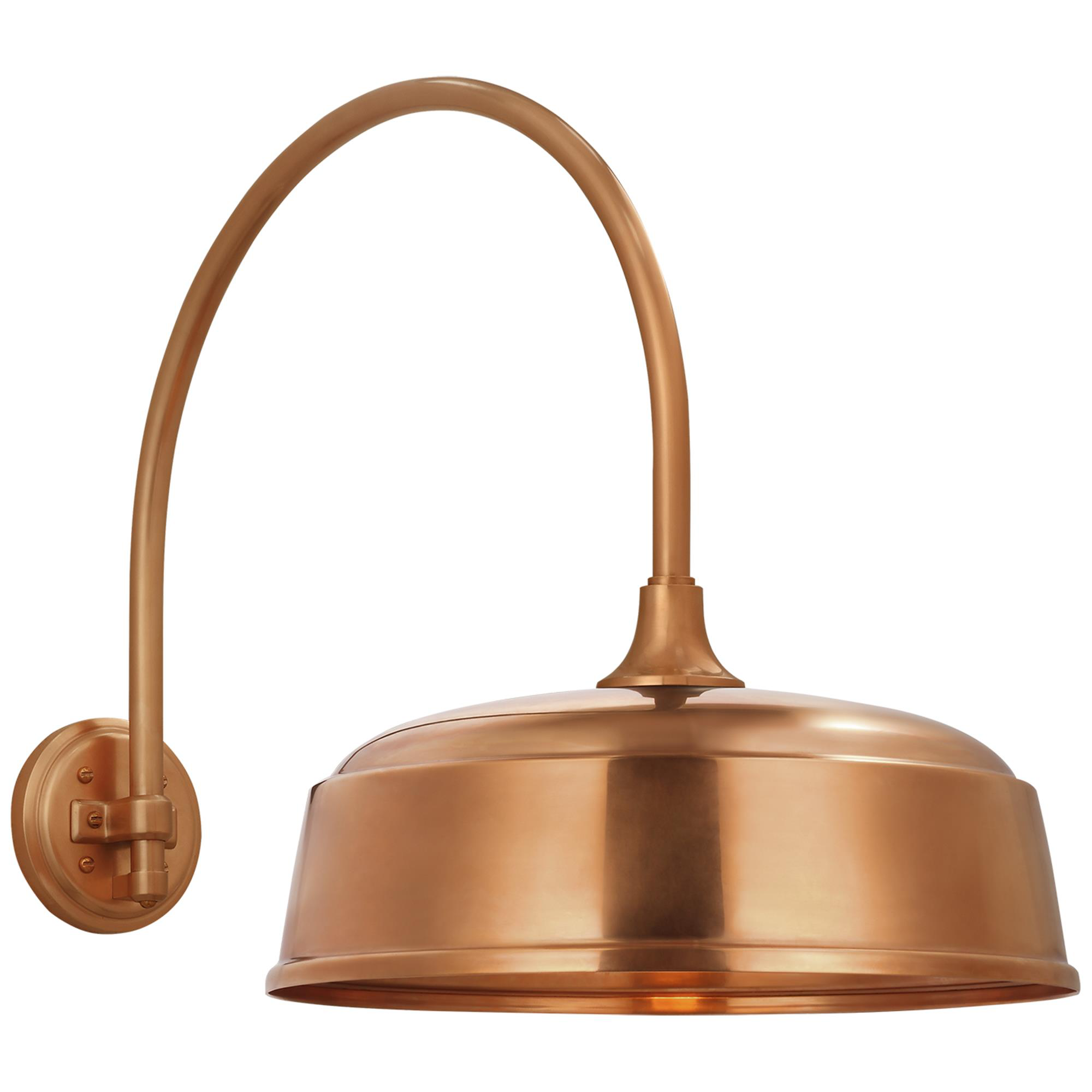 Shown in Soft Copper finish and Copper shade