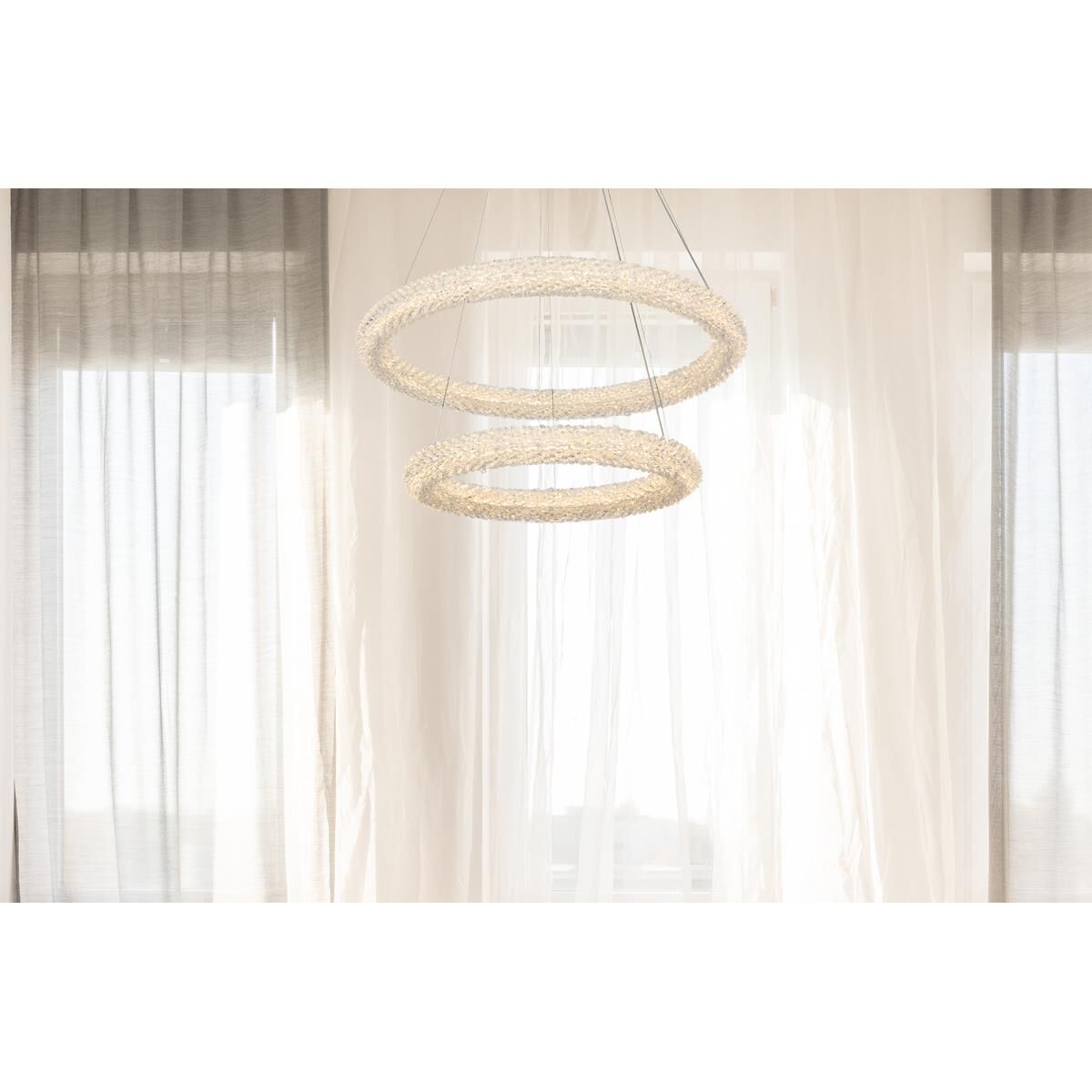 Shown in Chrome finish and Clear Royal Cut crystal