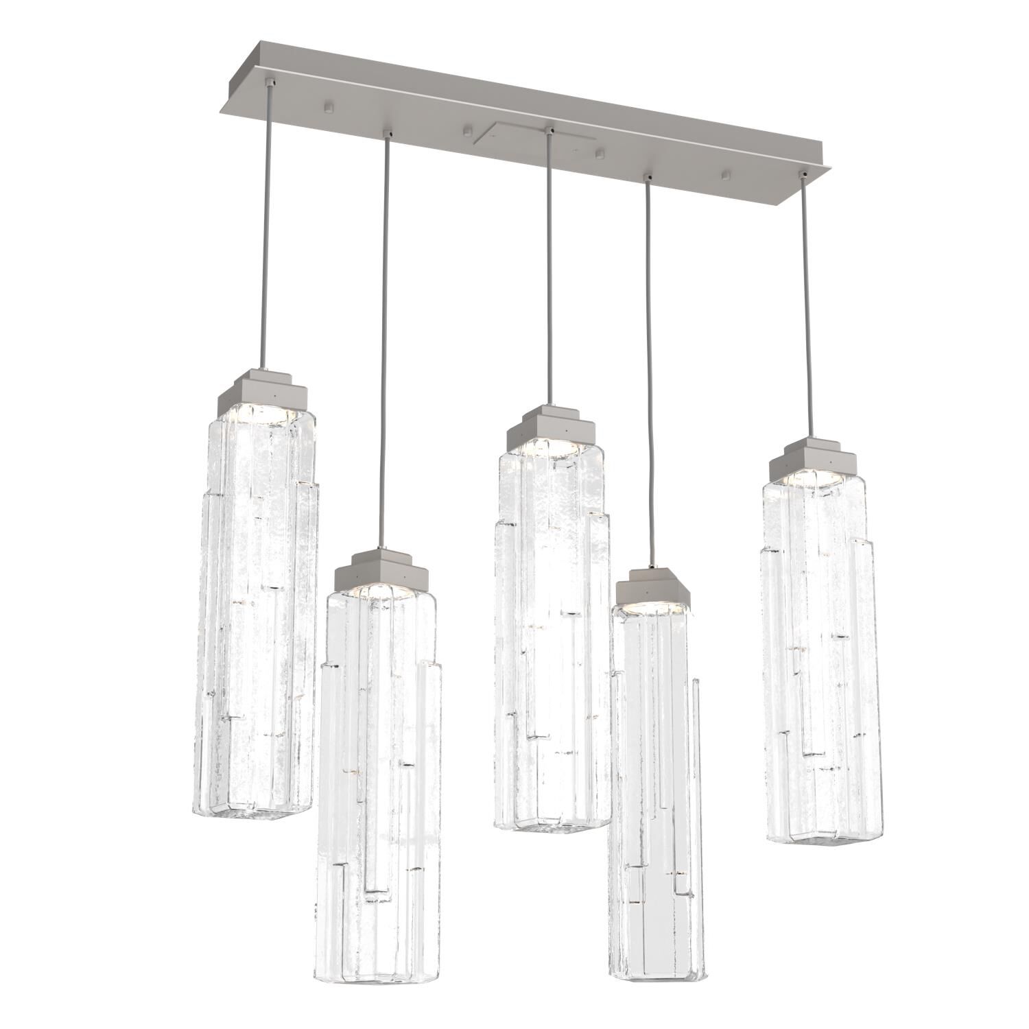 Ledgestone Linear Suspension Light by Hammerton Studio