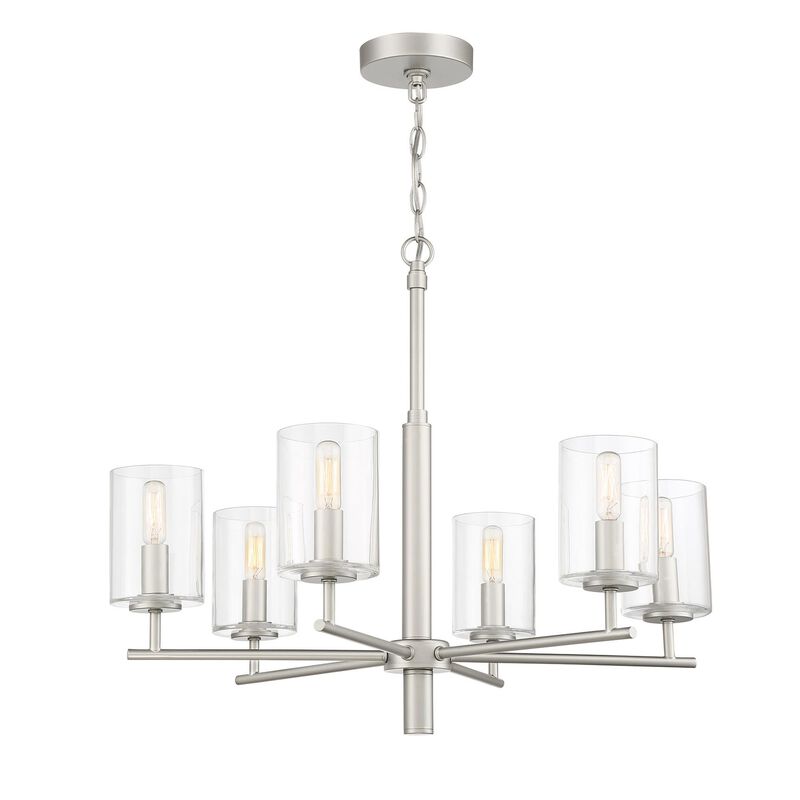 Hailie 26 Inch 6 Light Chandelier by Craftmade