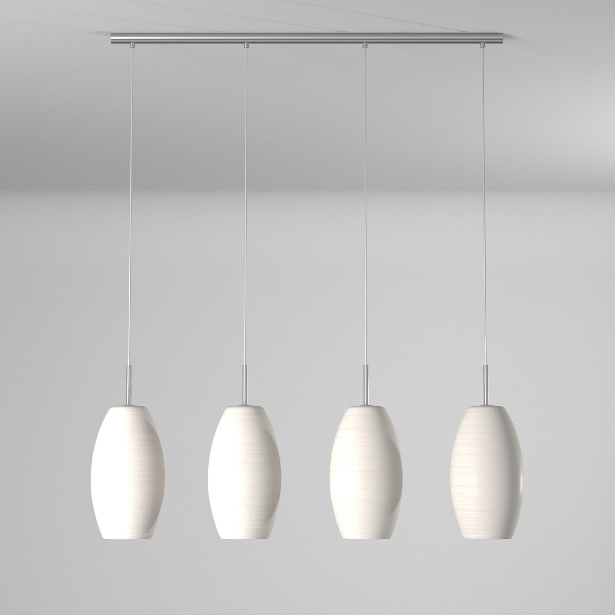 Eglo Batista 1 39 Inch 4 Light Linear Suspension Light by Eglo Lighting