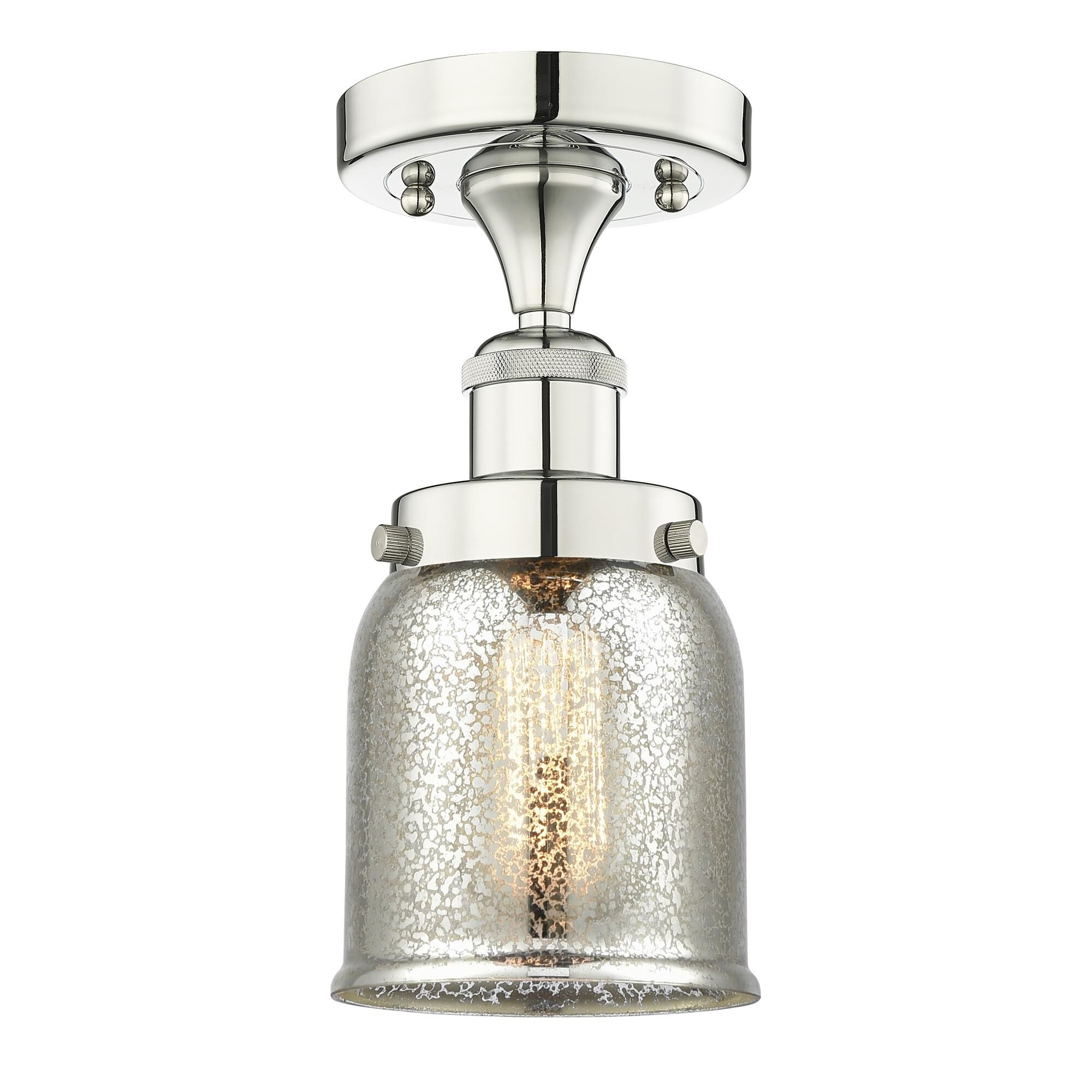 Shown in Polished Nickel finish and Silver Plated Mercury glass