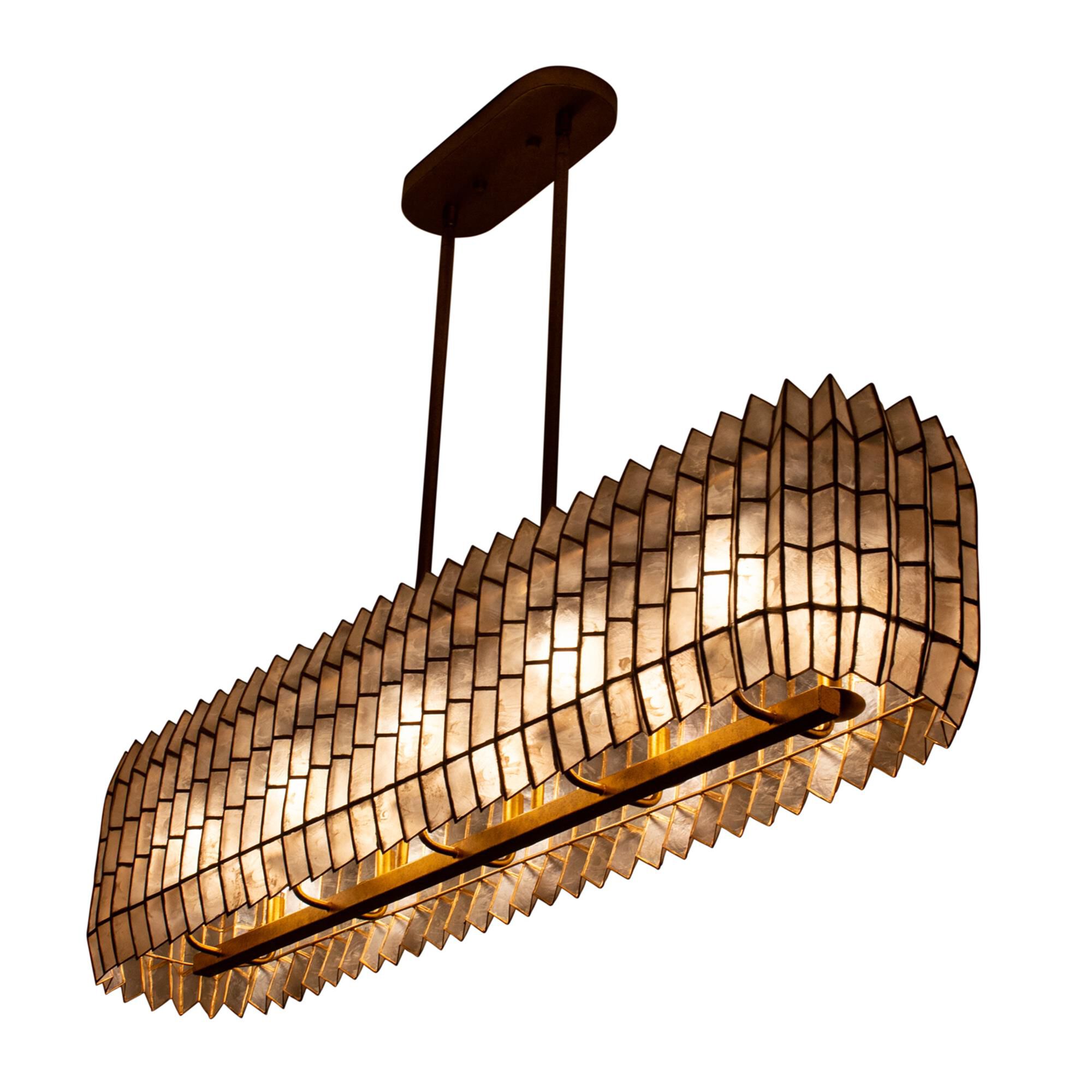 Shown in Oxidized Gold Leaf finish