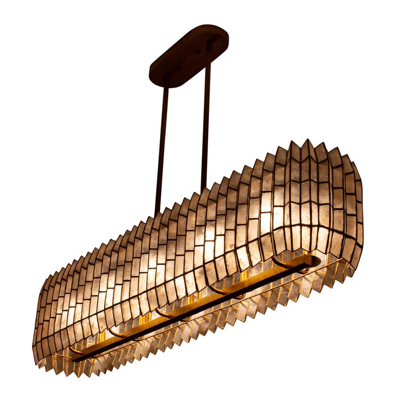 Fractal Medium Linear Chandelier by Kalco