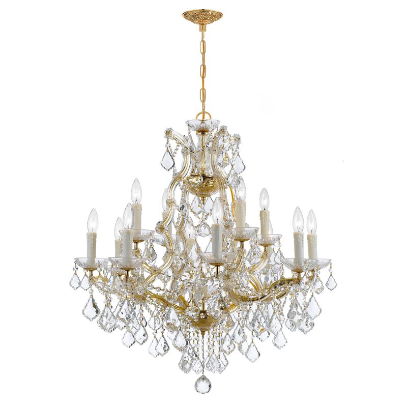 Maria Theresa 29 Inch 13 Light Chandelier by Crystorama
