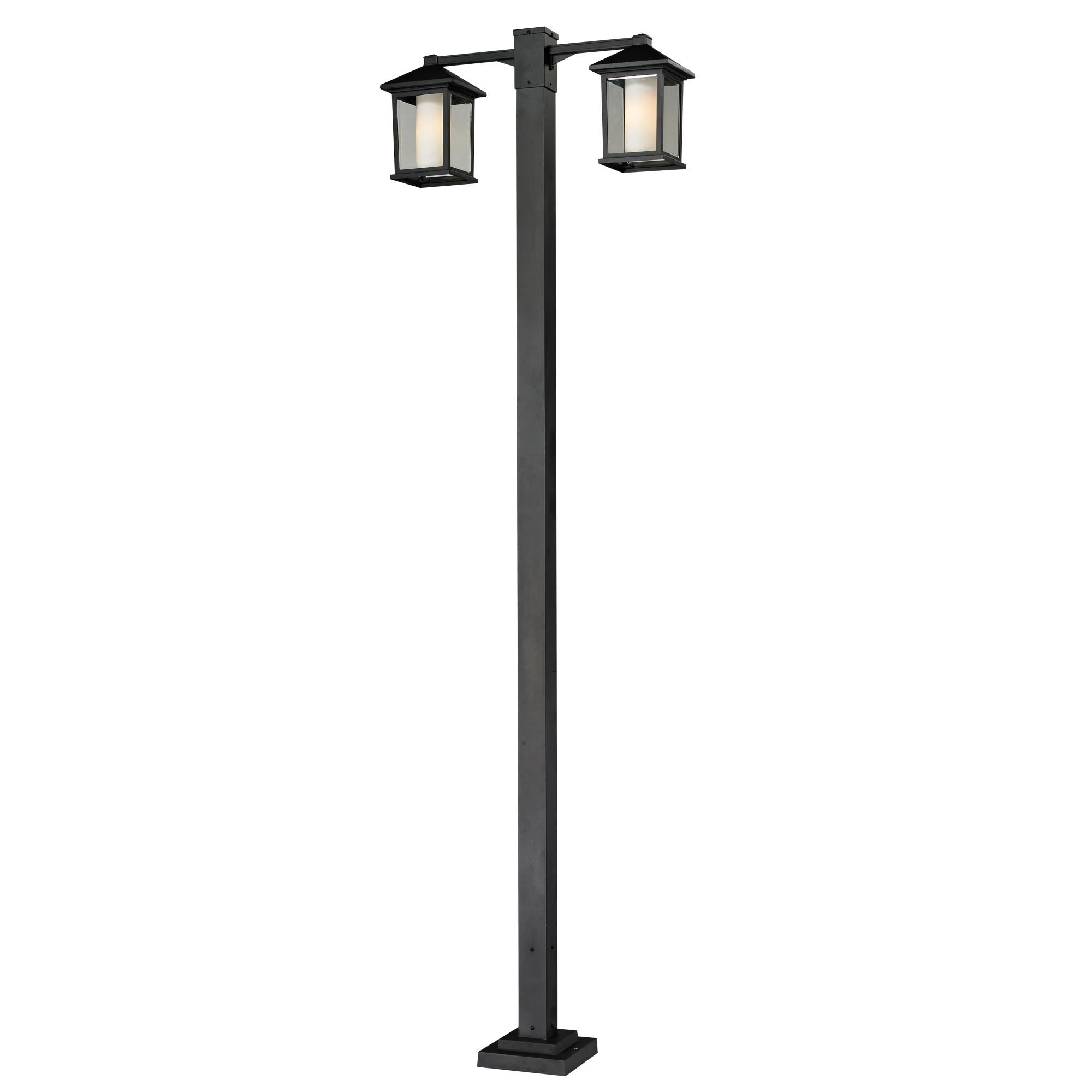 Mesa 99 Inch Tall 2 Light Outdoor Post Lamp by Z-Lite