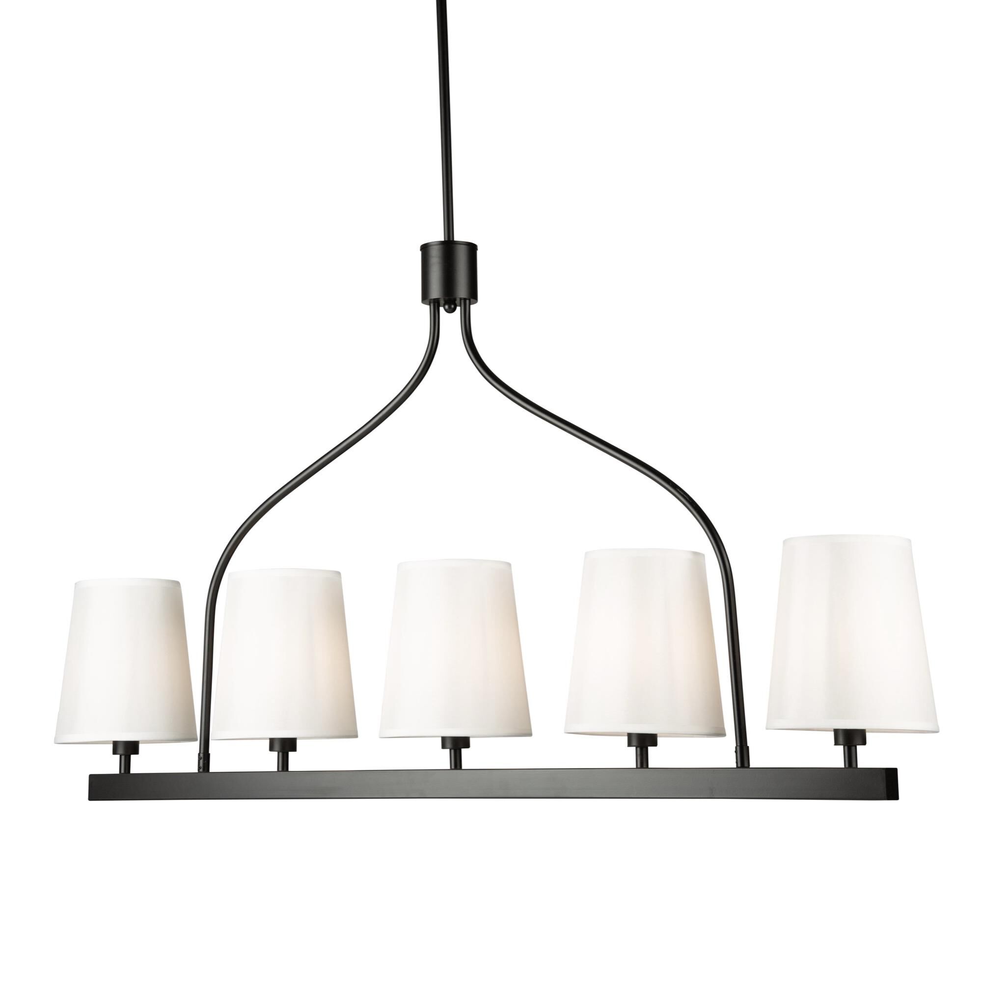 Steven Sabados (S&C) Rhythm 40 Inch 5 Light Linear Suspension Light by Artcraft