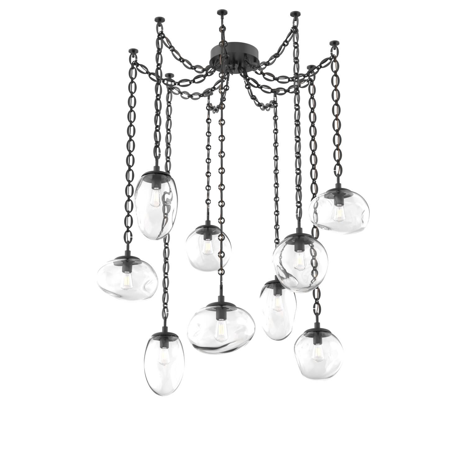 Levi Wilson Cosmos 17 Inch Multi Pendant Light by Hammerton Studio