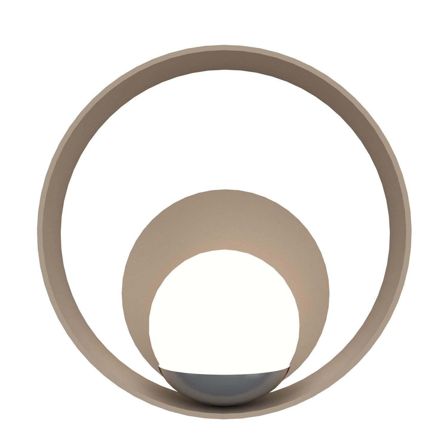 Shown in Cappuccino finish and Frosted glass