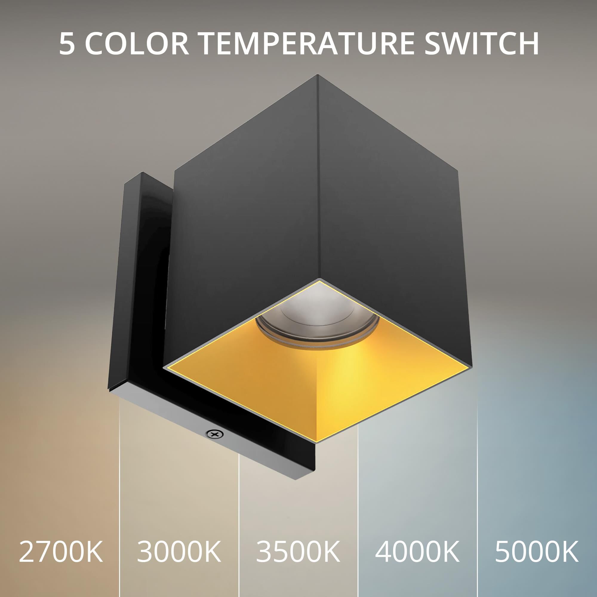 Shown in Black and Gold finish