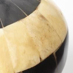 Shown in Bone And Black finish