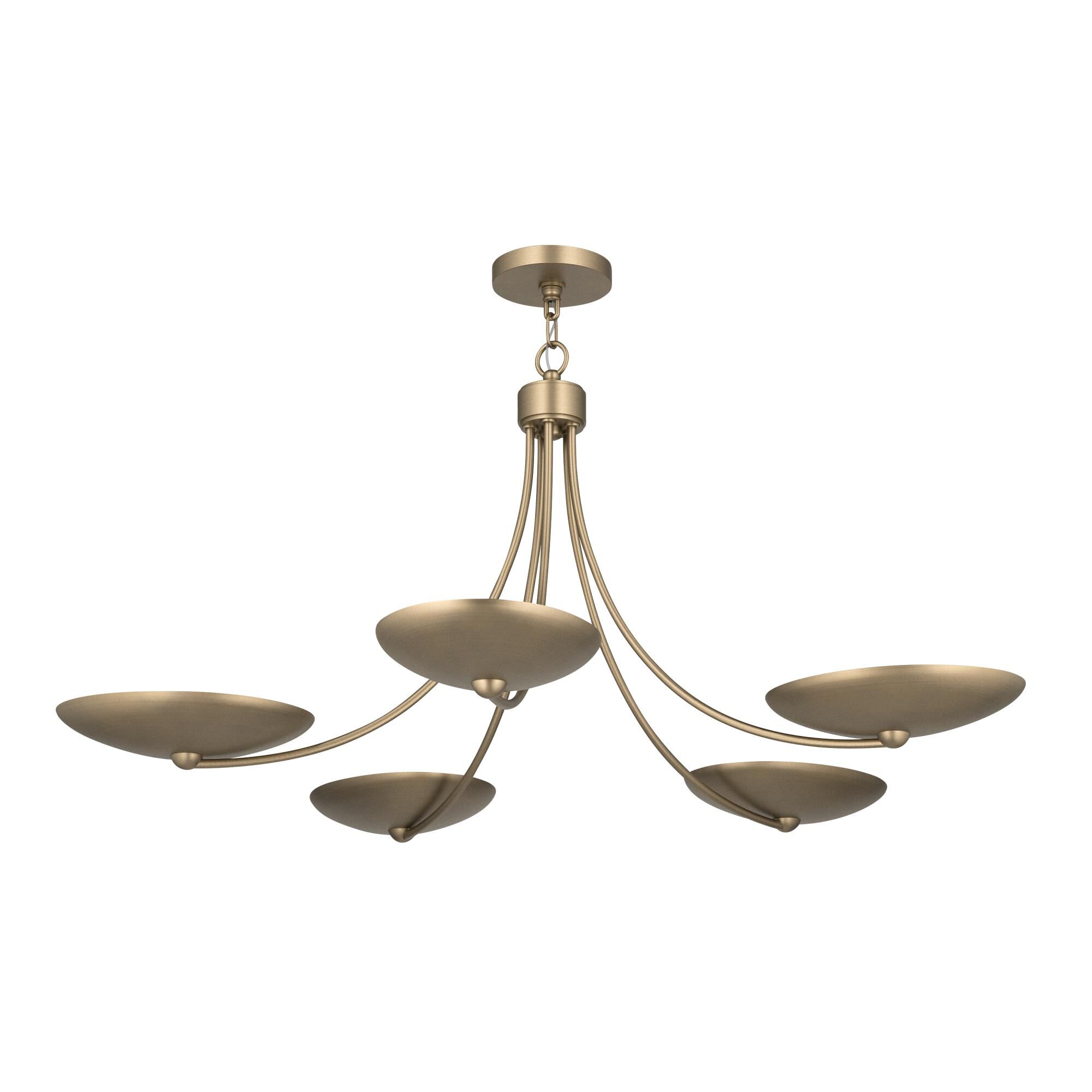 Shown in Champagne Bronze finish and Champagne Bronze shade