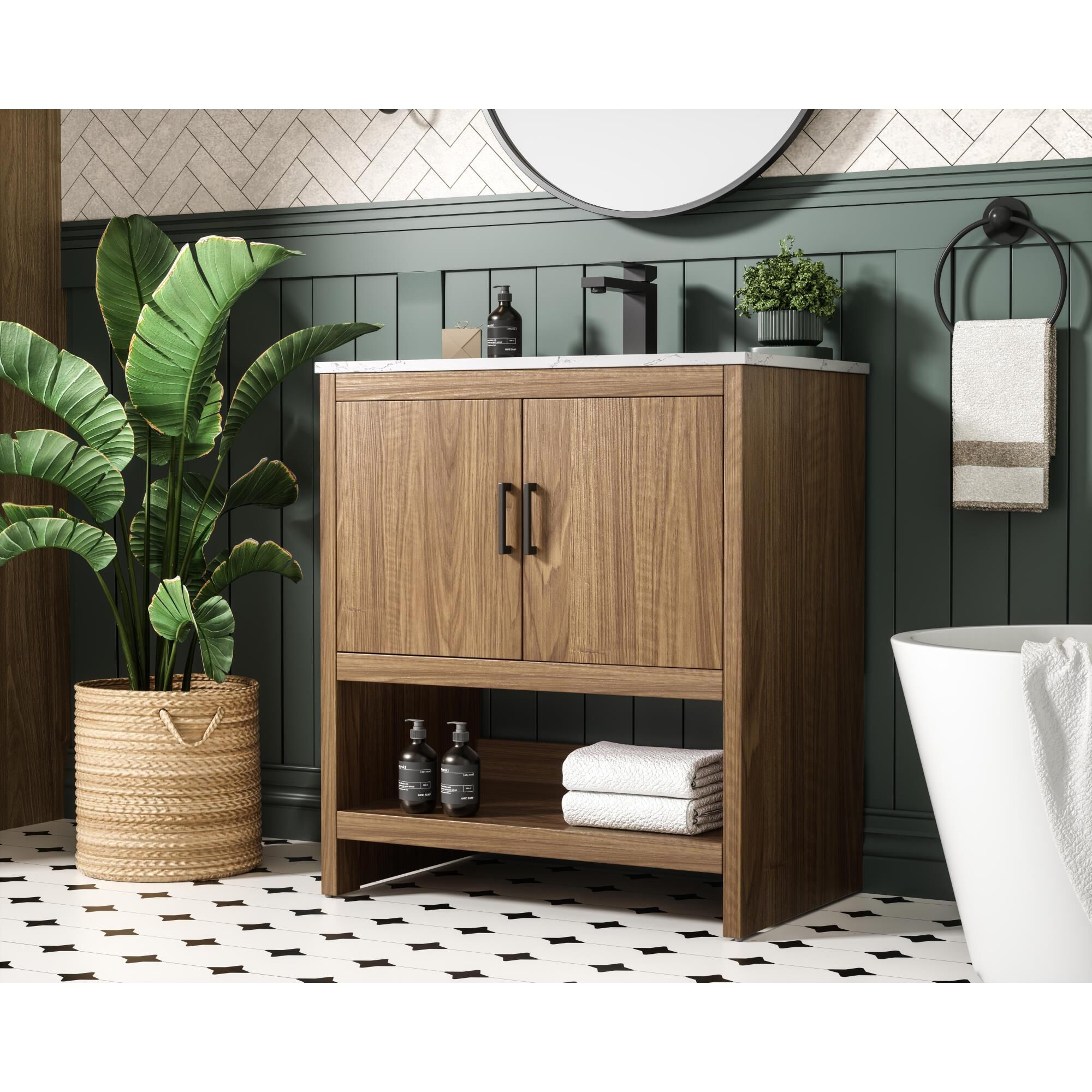 Ira 30 Inch Bath Vanity by Elegant Dcor