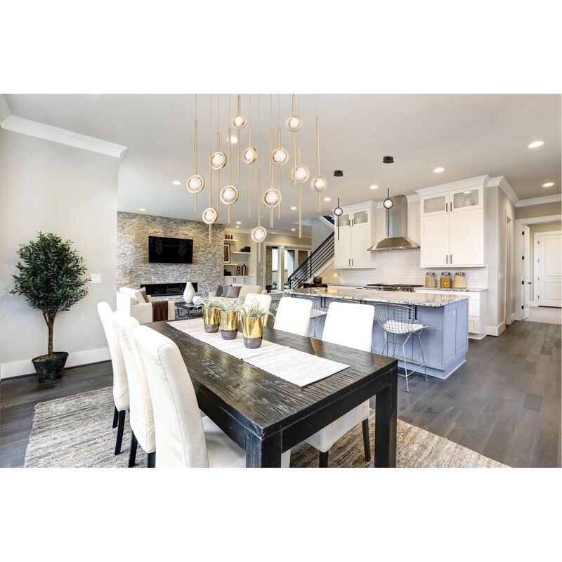 Barletta 38 Inch Linear Chandelier by Eurofase Lighting