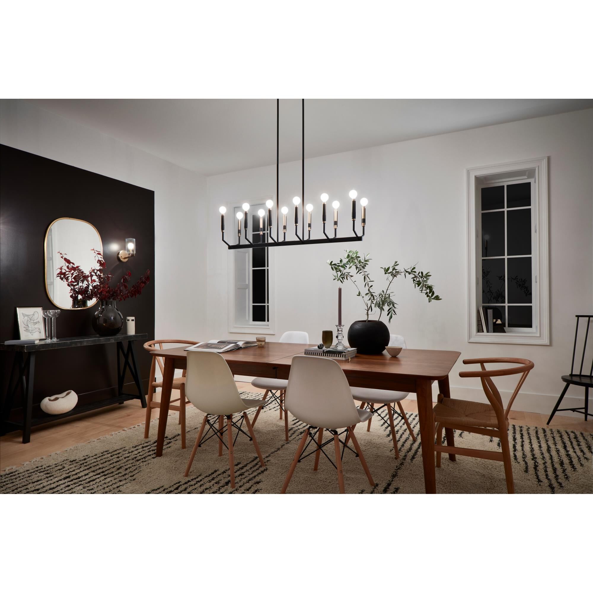 Shown in Black finish