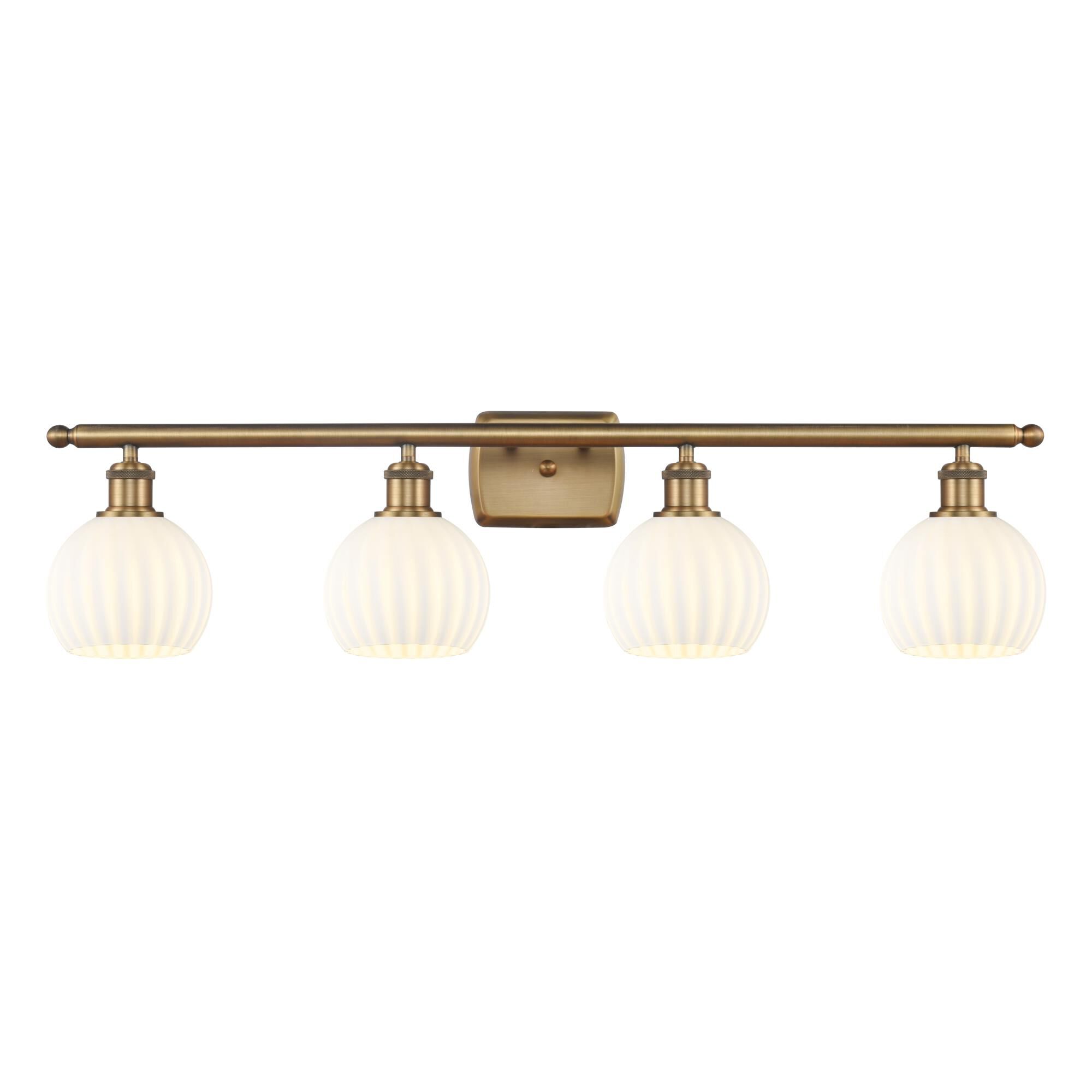 Bruno Marashlian White Venetian 36 Inch Bath Vanity Light by Innovations Lighting