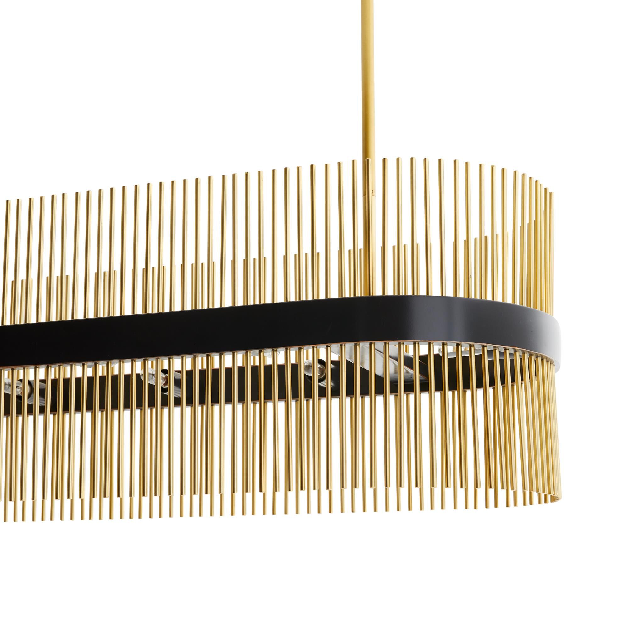 Hozier 49 Inch 10 Light Linear Suspension Light | Capitol Lighting 1800lighting.com
