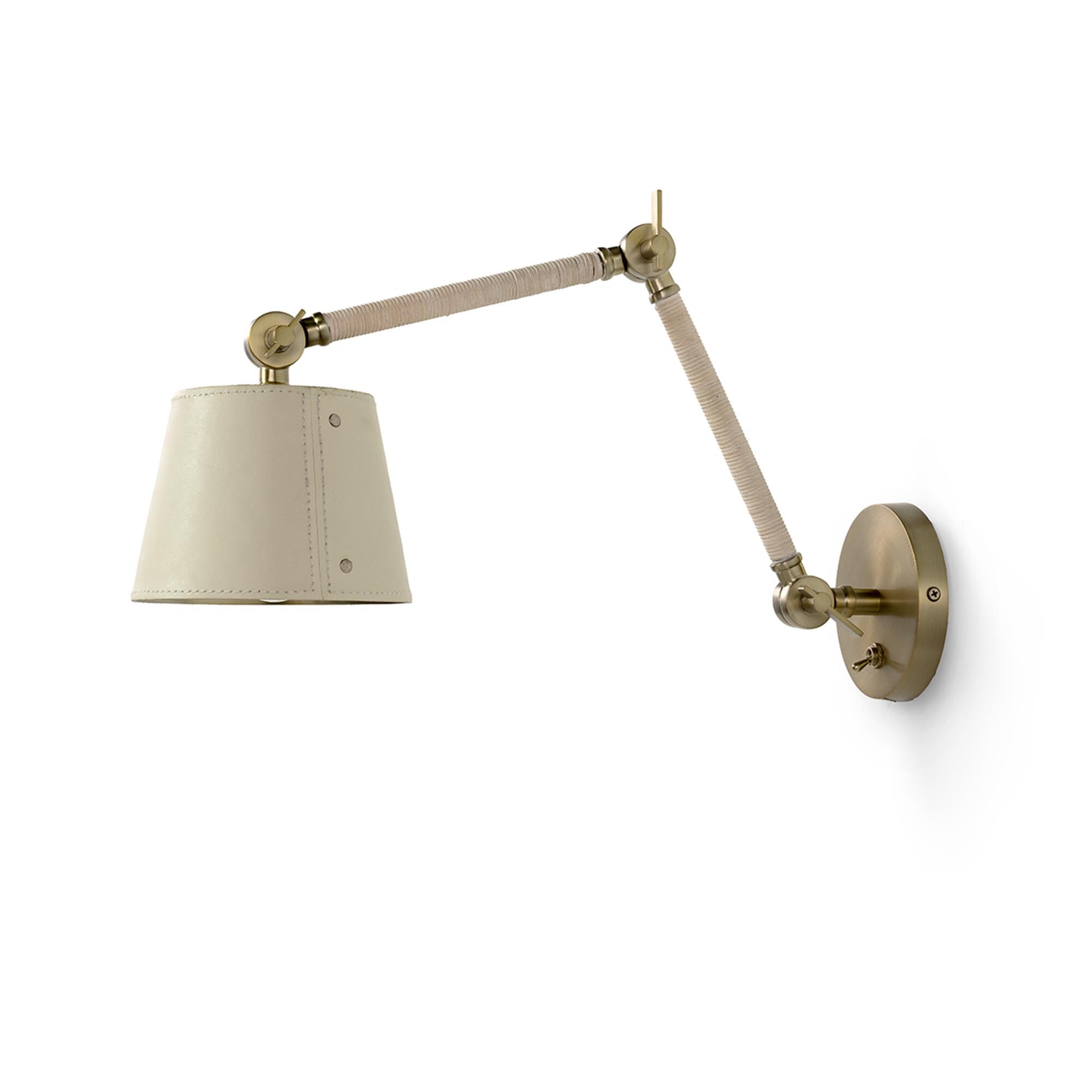 Hendrick 13 Inch Wall Swing Lamp by Palecek