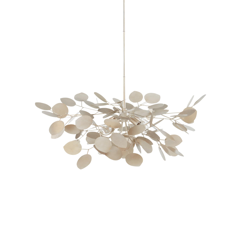 Lunaria 31 Inch Chandelier by Currey & Company