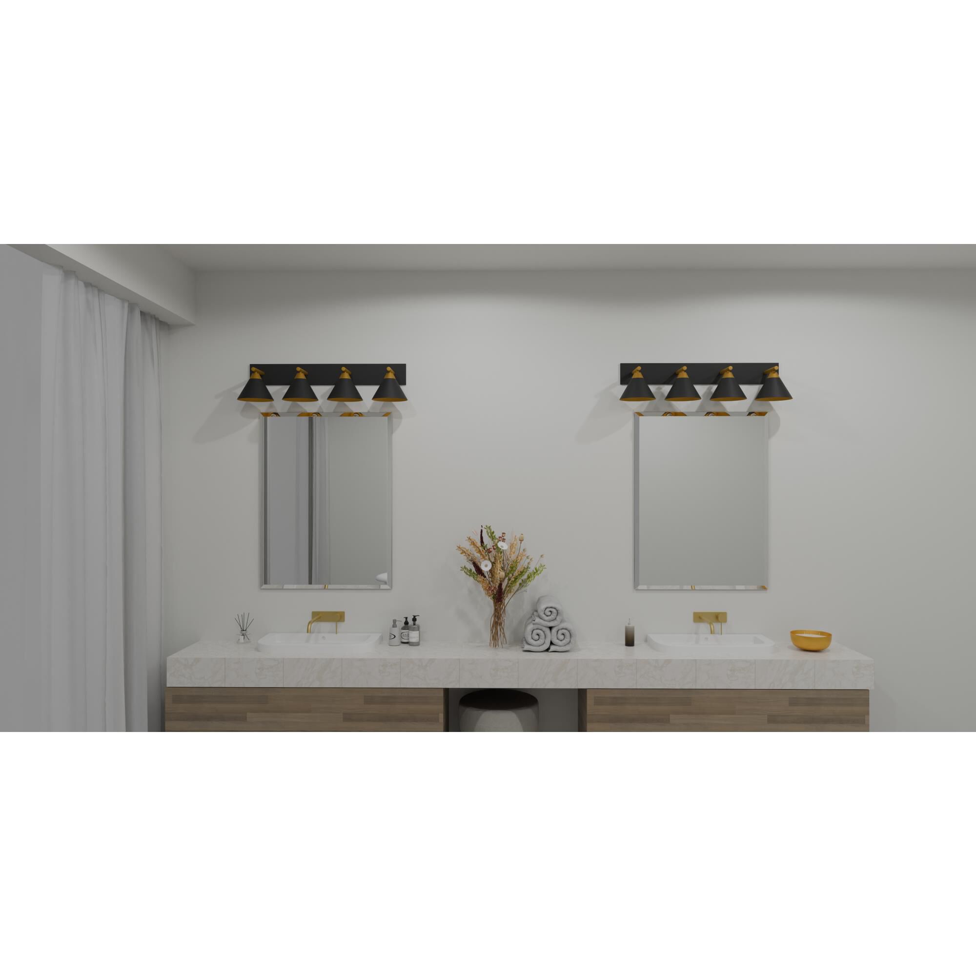 Mastro 37.5 Inch 4 Light Bath Vanity Light by Quoizel