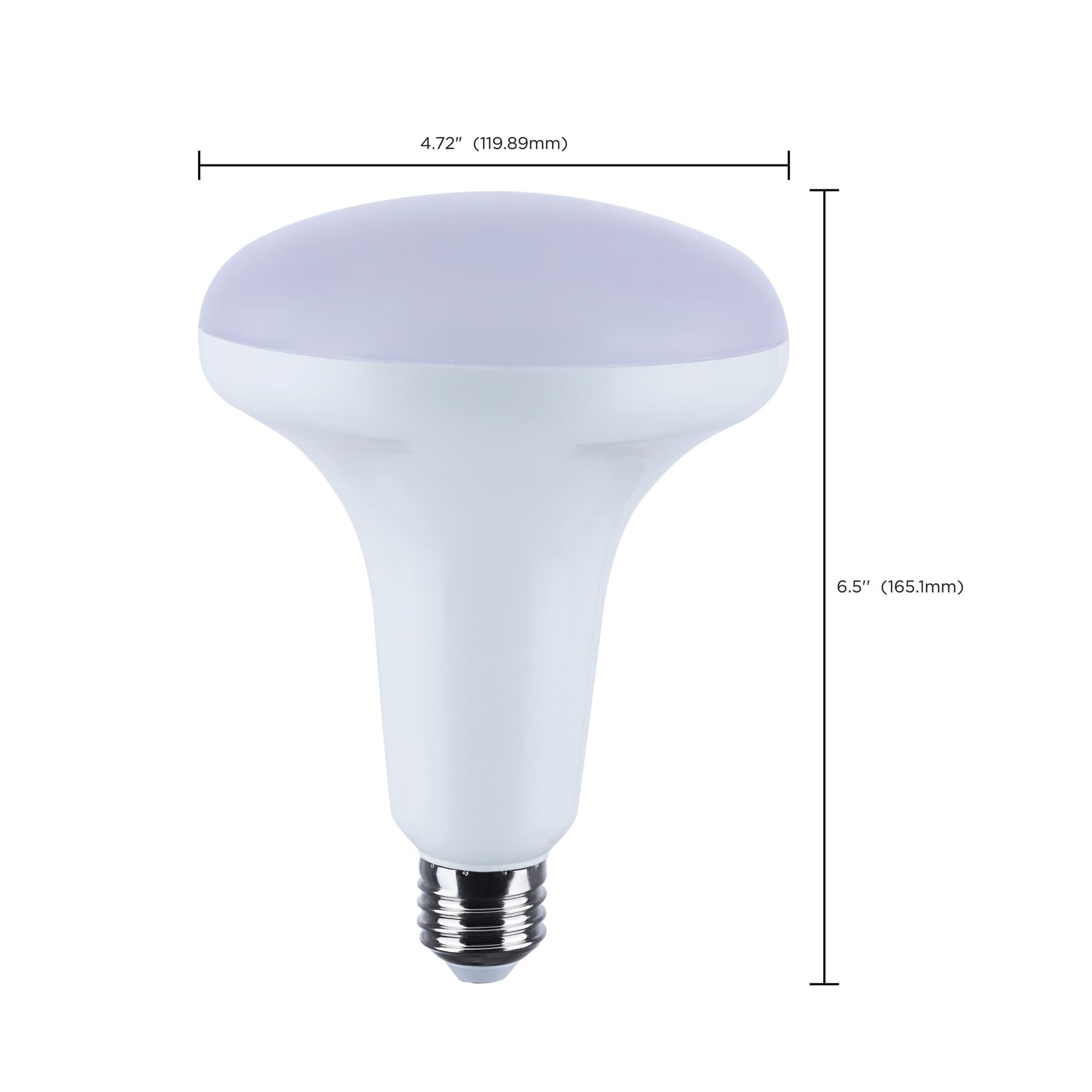 Dimmable 12 Watt 2700K BR40 LED Light Bulb by Satco