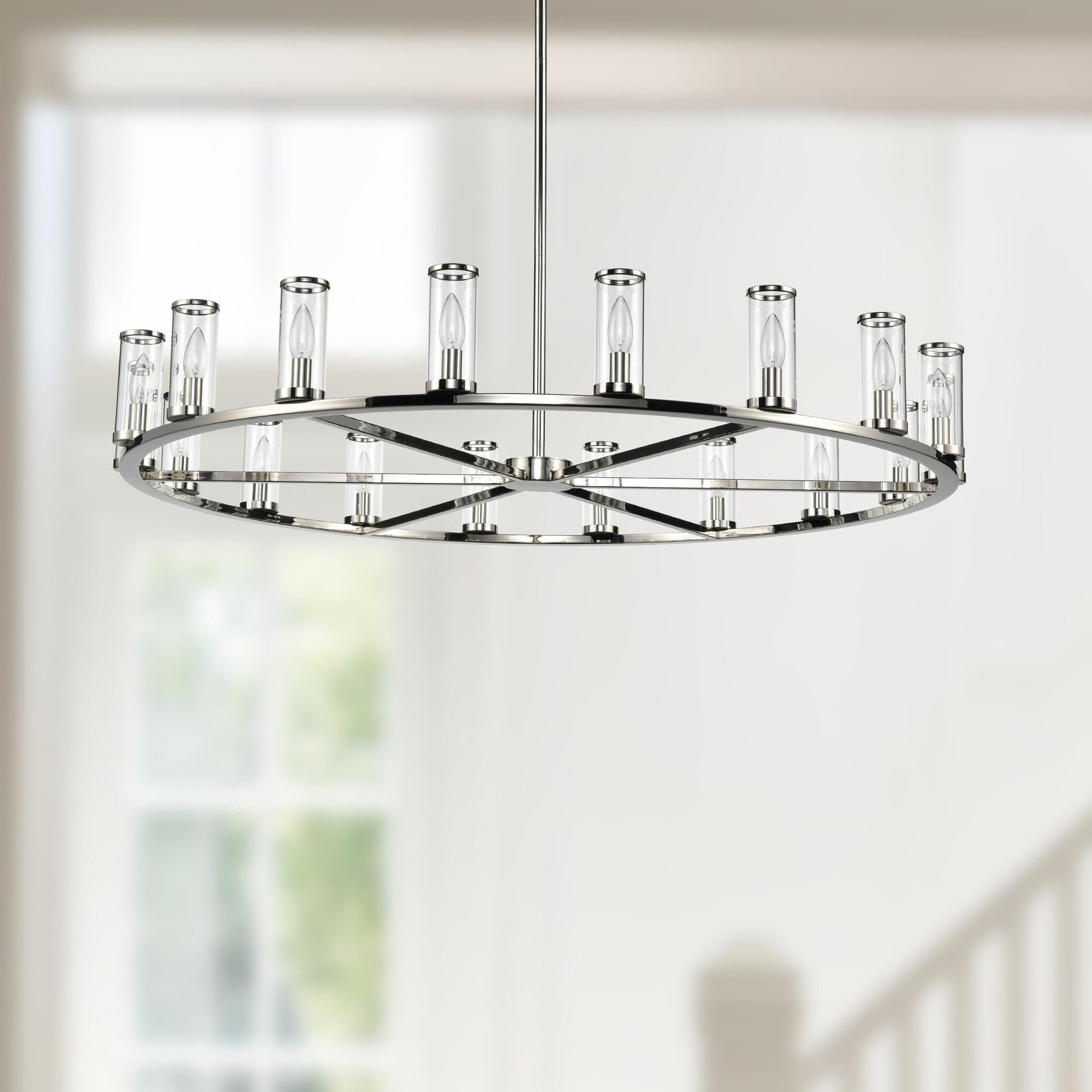 Revolve 48 Inch 18 Light Chandelier by Alora Lighting