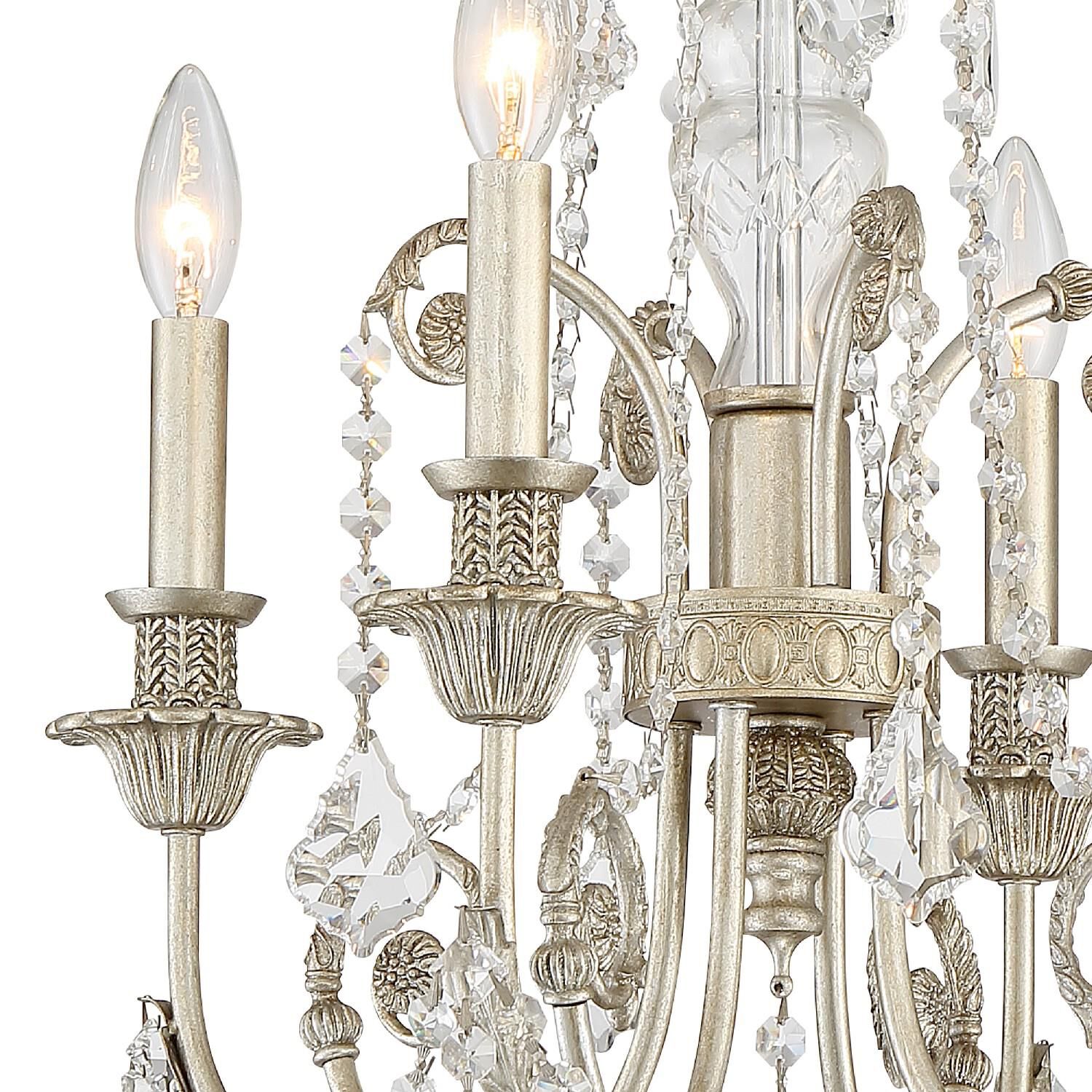 Regis 17 Inch 4 Light Mini Chandelier by Crystorama