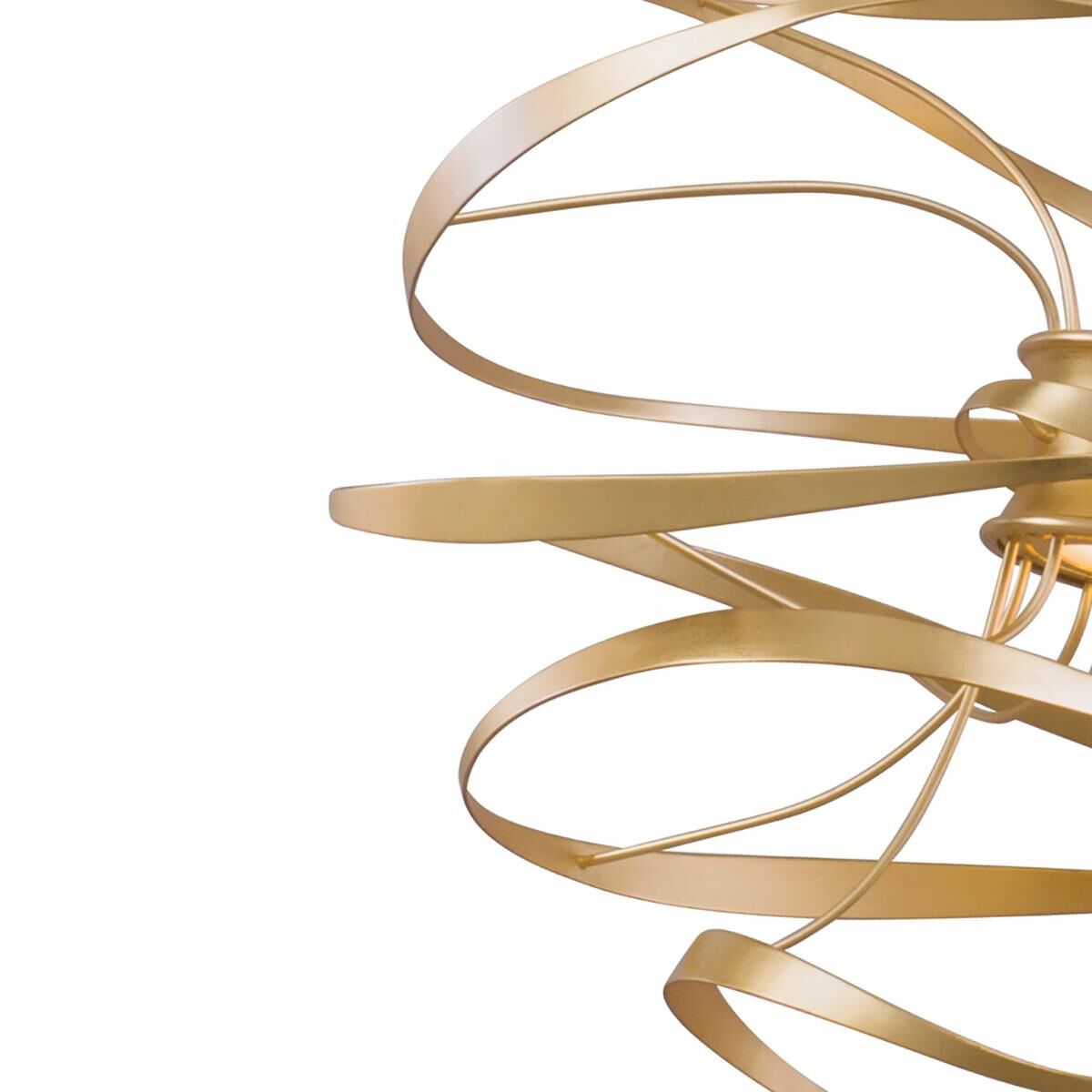 Shown in Gold Leaf With Polished Stainless Accents finish