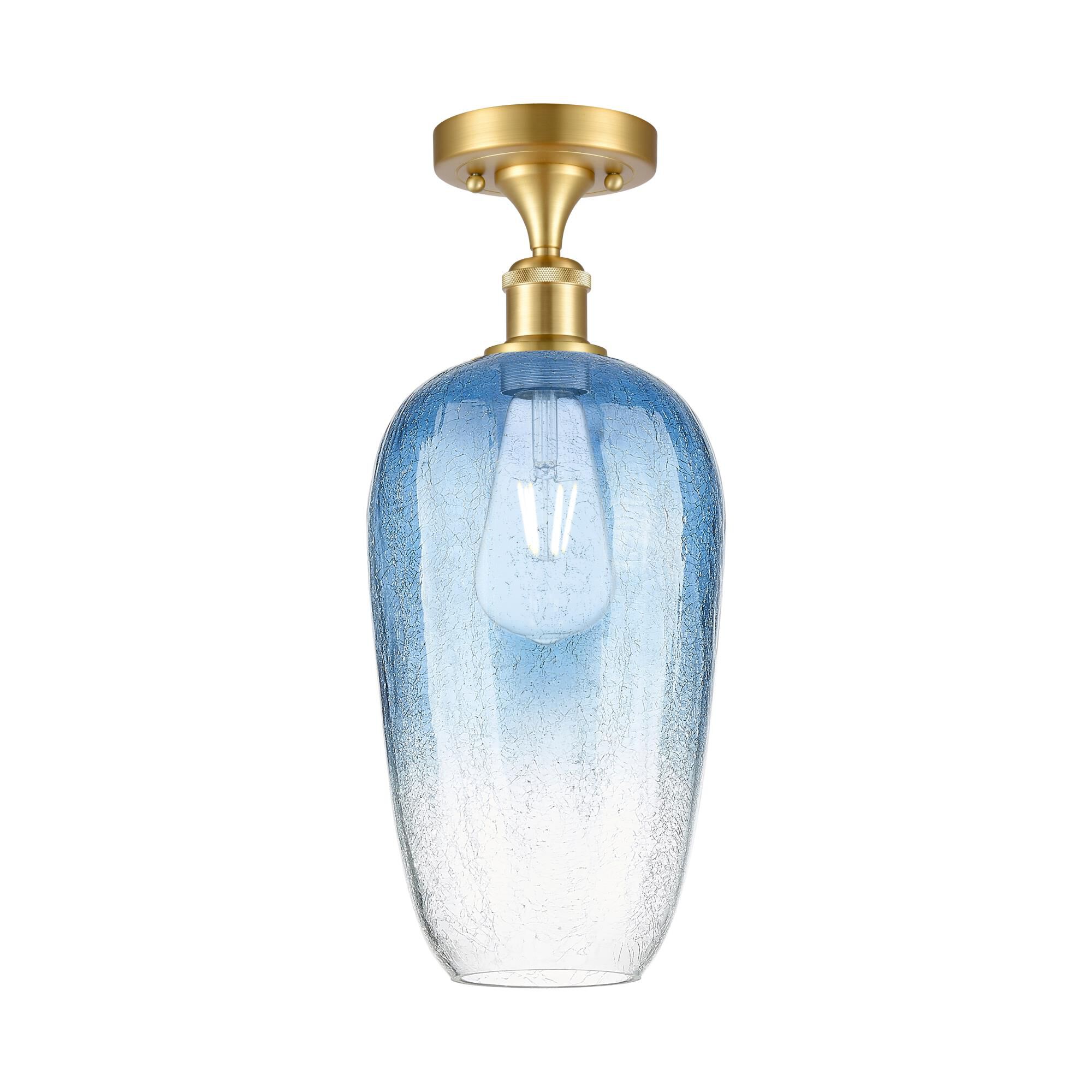 Bruno Marashlian Brookhaven Flute 7 Inch Semi Flush Mount by Innovations Lighting