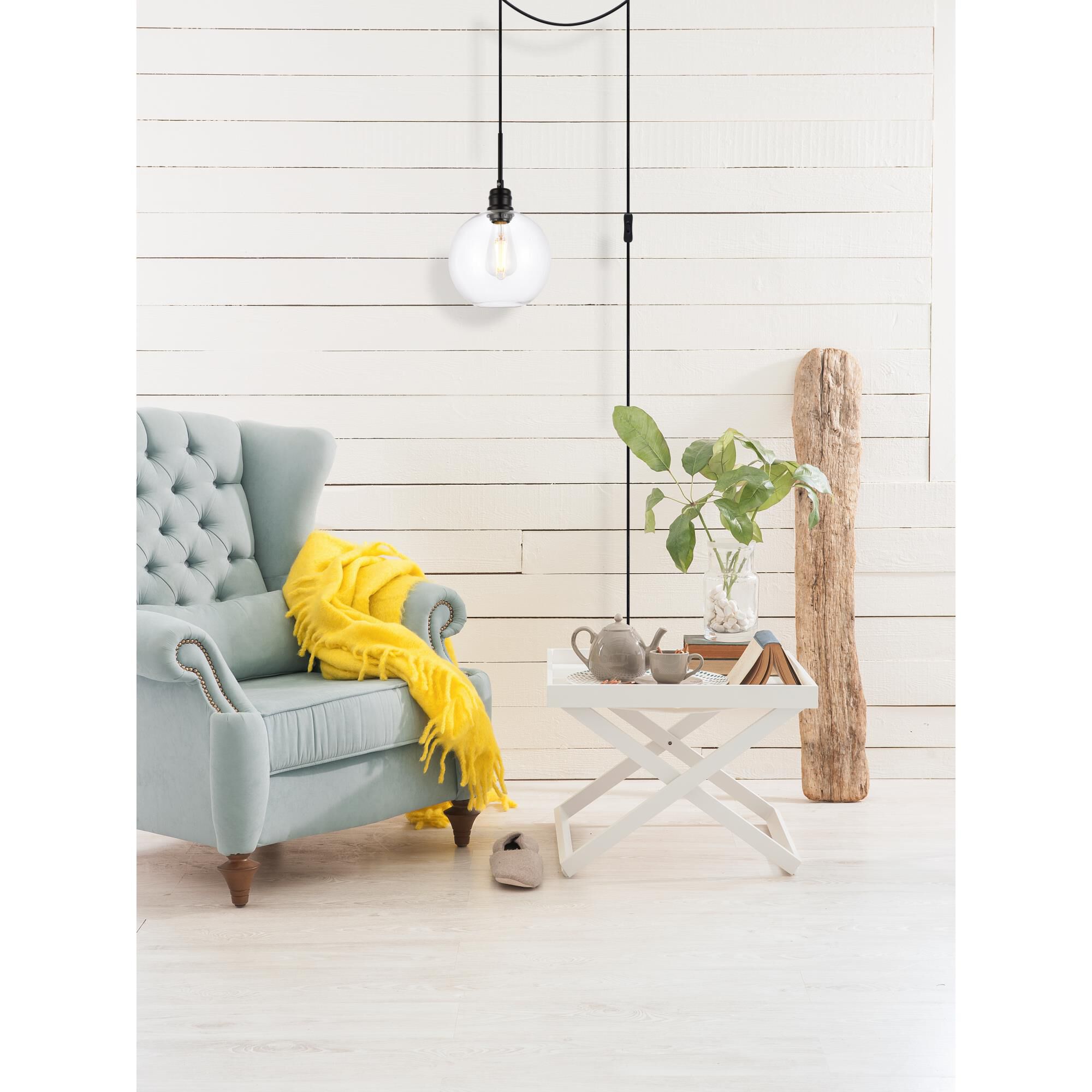 Elegant Lighting Emett 8 Inch Mini Pendant