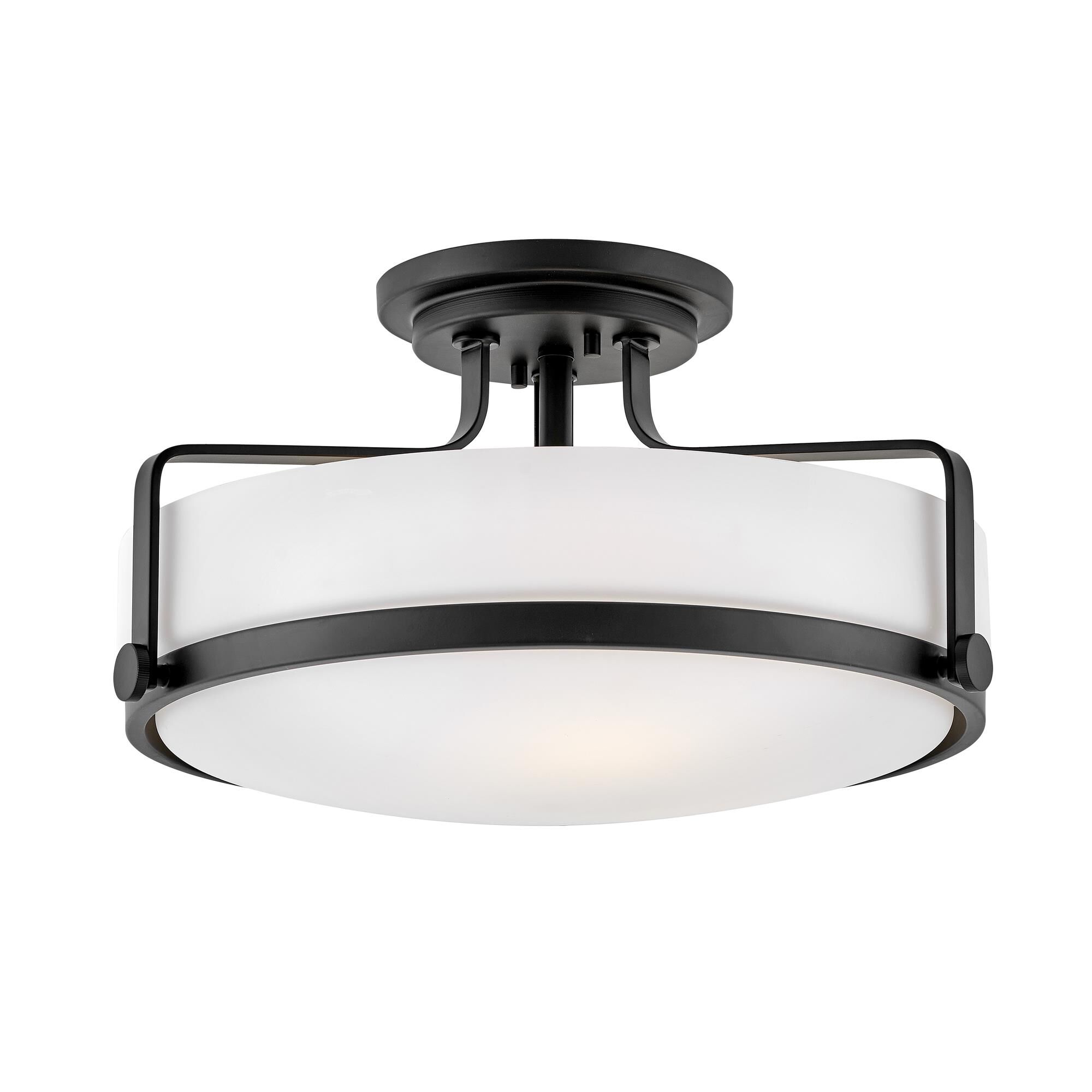 Harper 18 Inch 3 Light Semi Flush Mount,