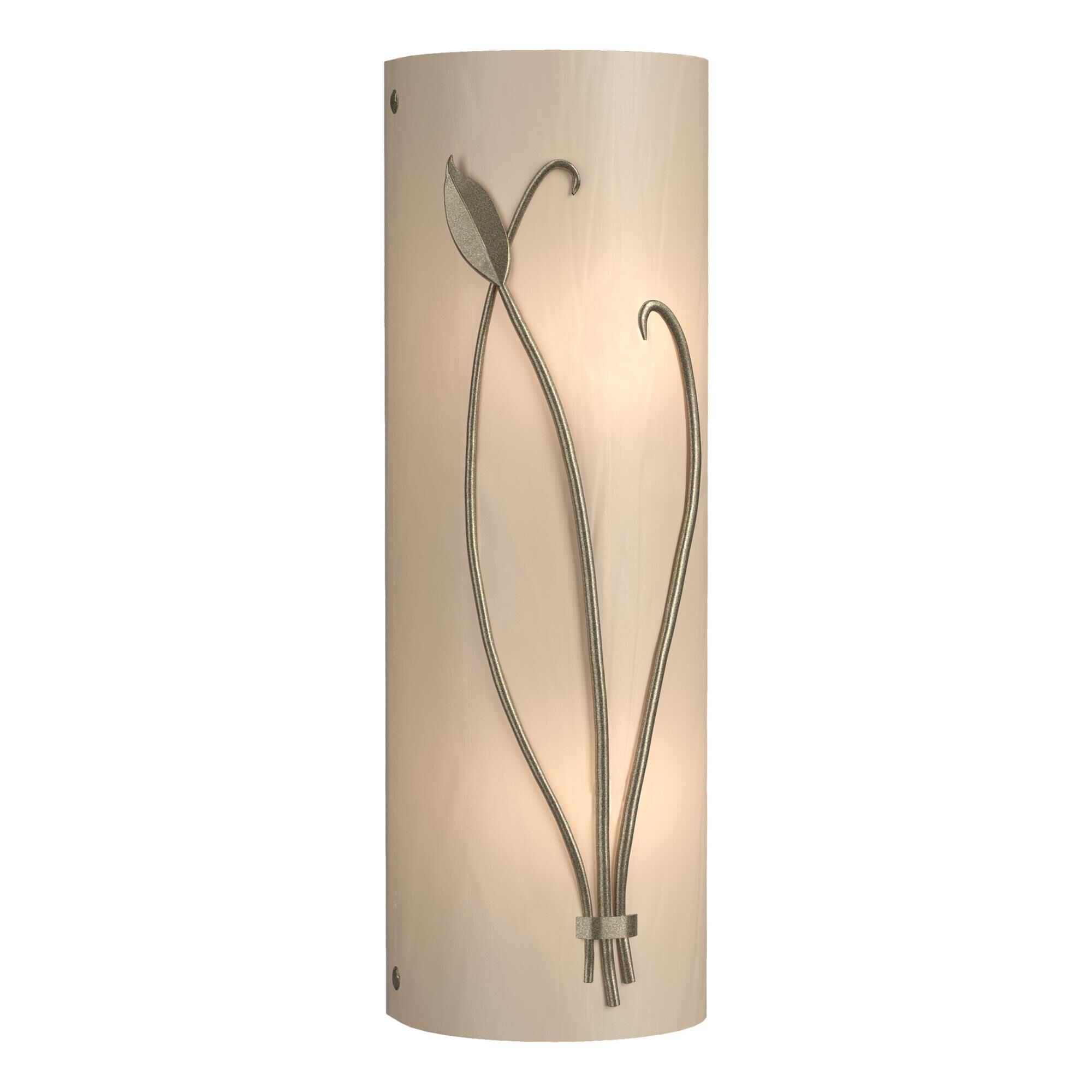 Forged Leaves 17 Inch 2 Light Wall Sconce,