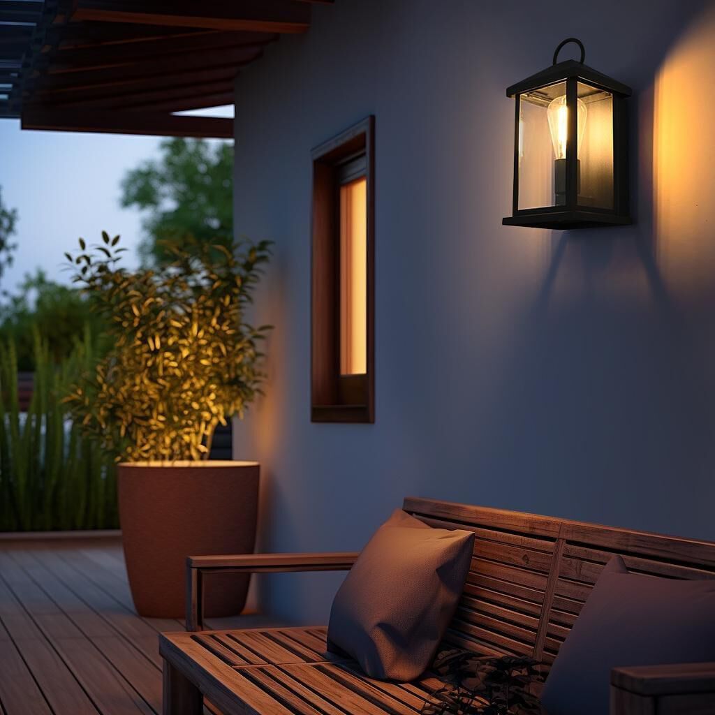 Neil 12 Inch Outdoor Wall Light by Elegant Lighting