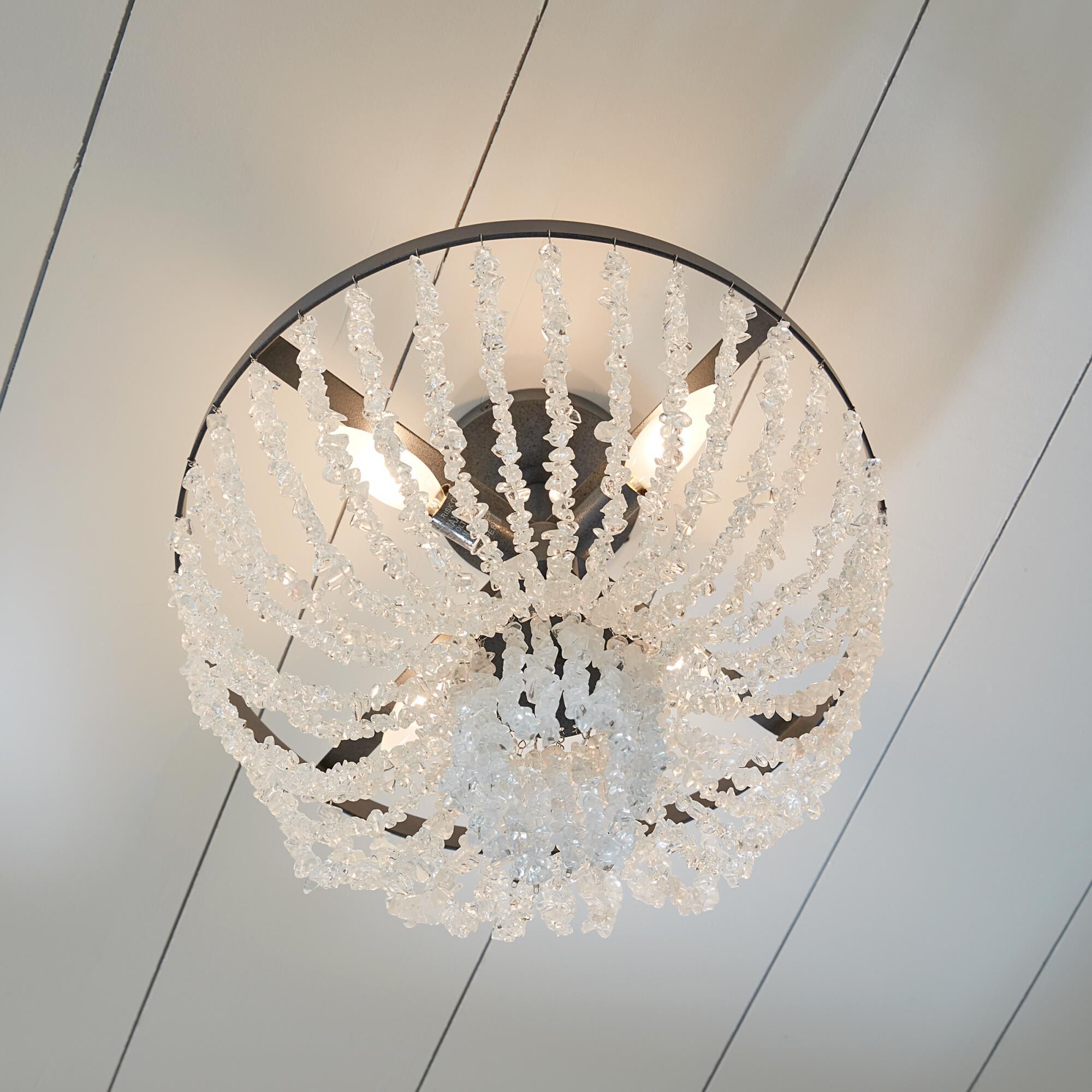 Alexa Hampton Leon 16 Inch 4 Light Semi Flush Mount by Visual Comfort Studio Collection