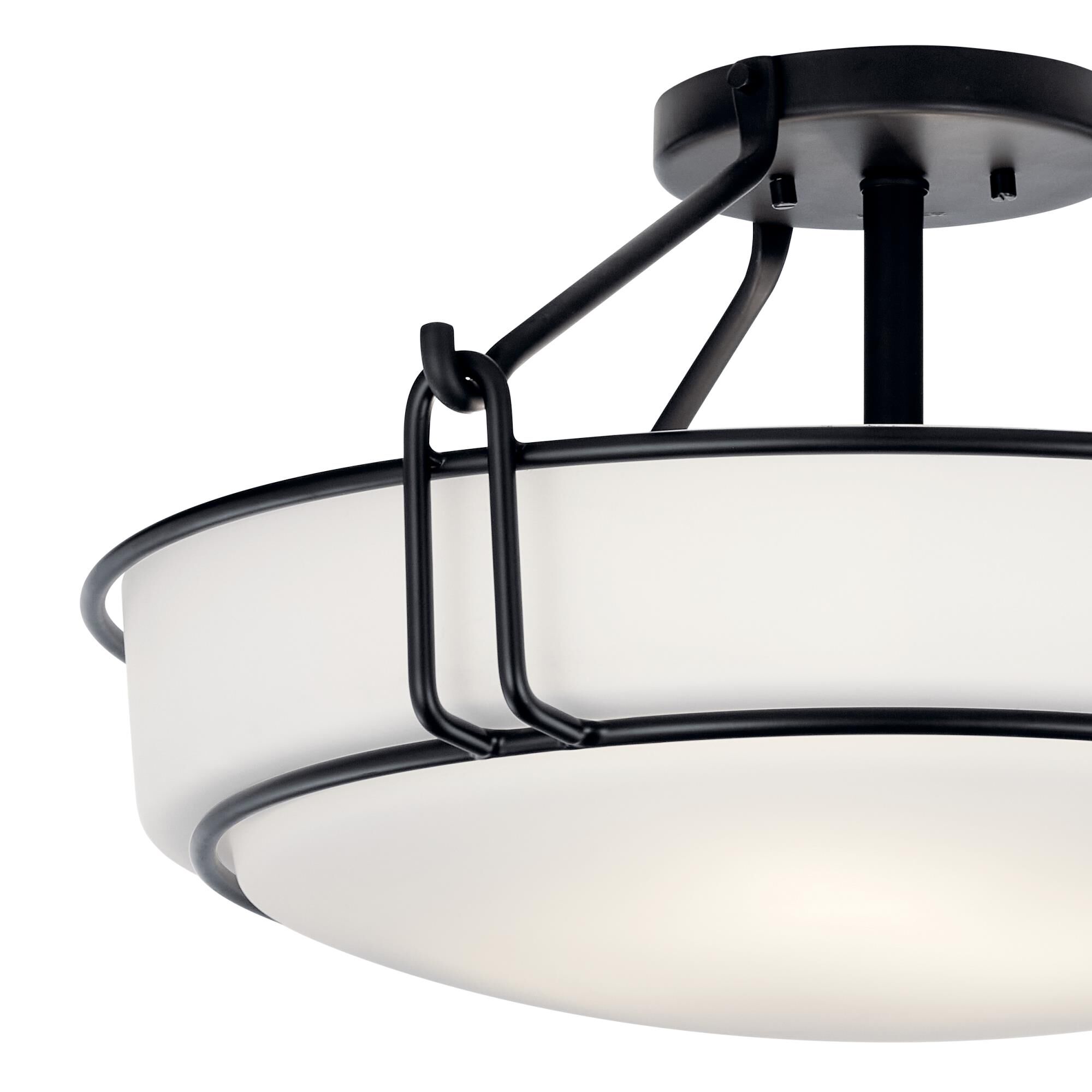 Alkire 22 Inch 4 Light Semi Flush Mount by Kichler Lighting