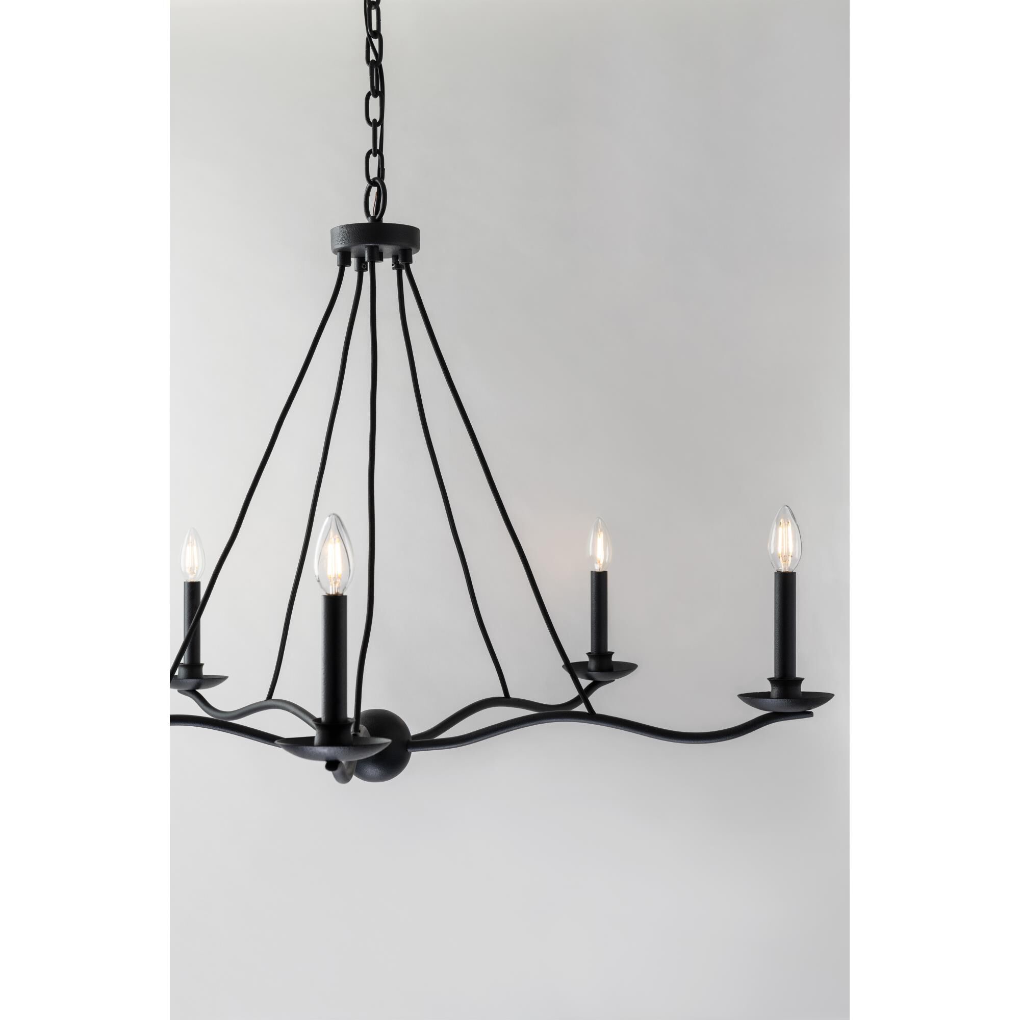 Sawyer 40 Inch Chandelier by Troy Lighting