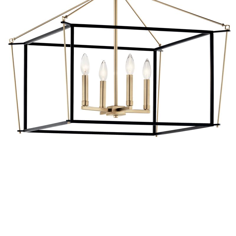 Eisley 24 Inch Semi Flush Mount by Kichler