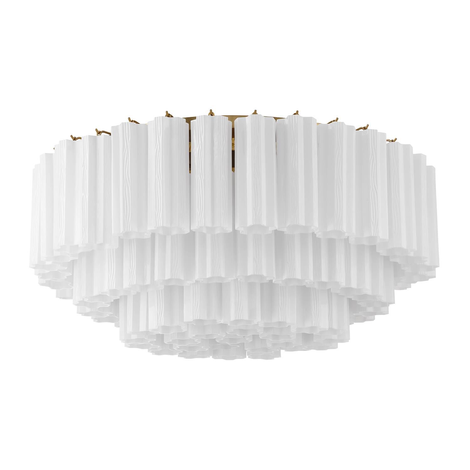 Addis 32 Inch Semi Flush Mount by Crystorama