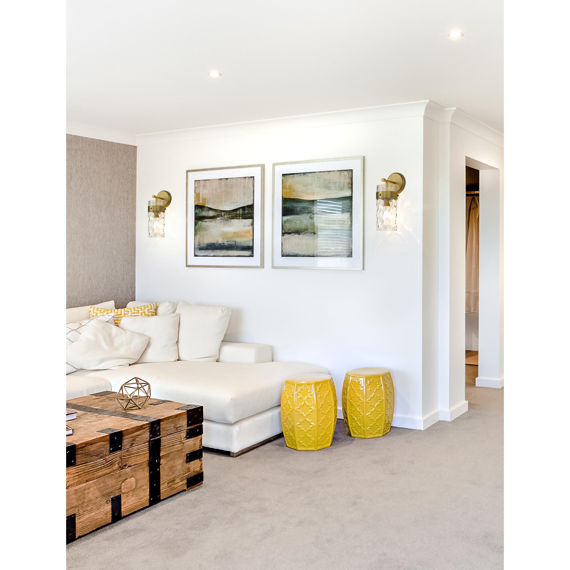 Shown in Rubbed Brass finish