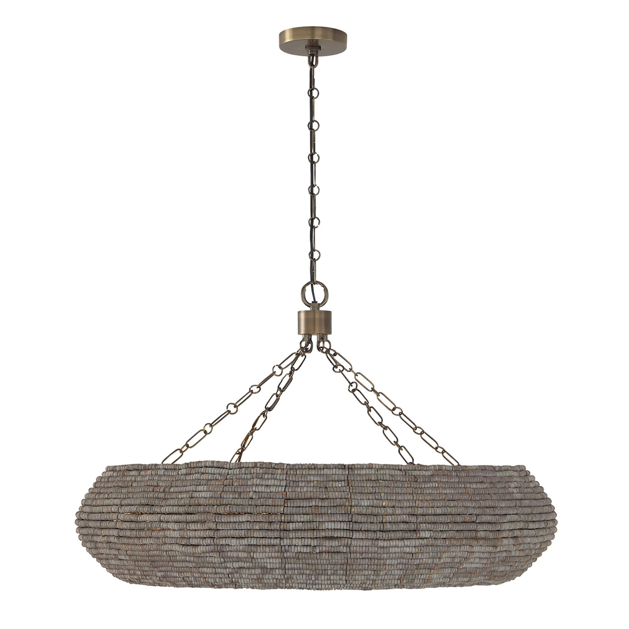 Shown in Aegean Grey And Dark Brass finish