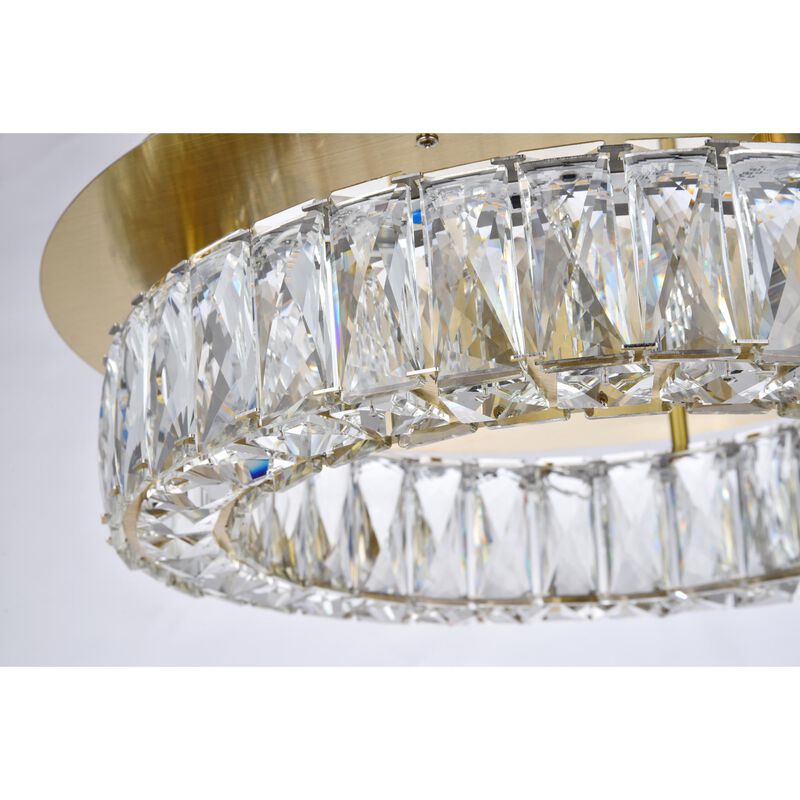 Monroe Semi Flush Mount by Elegant Lighting