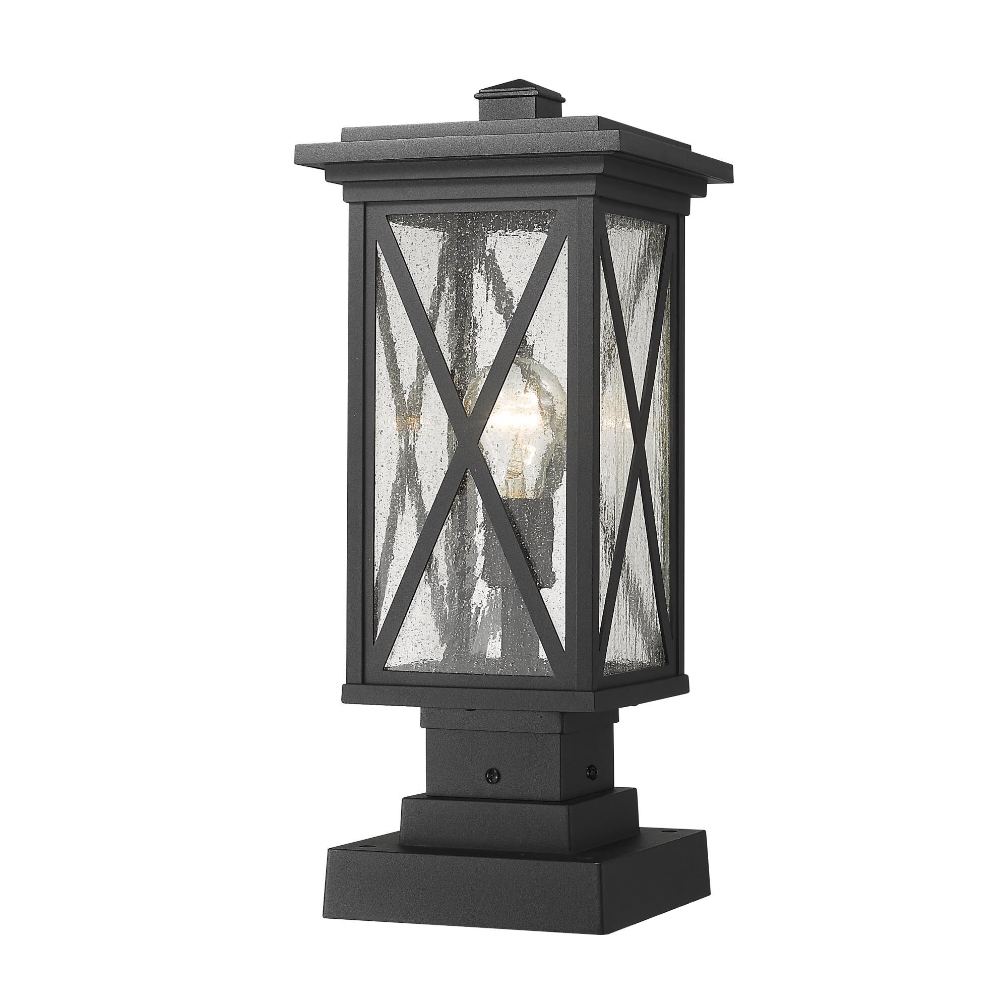 Brookside 18 Inch Tall Outdoor Pier Lamp | Capitol Lighting