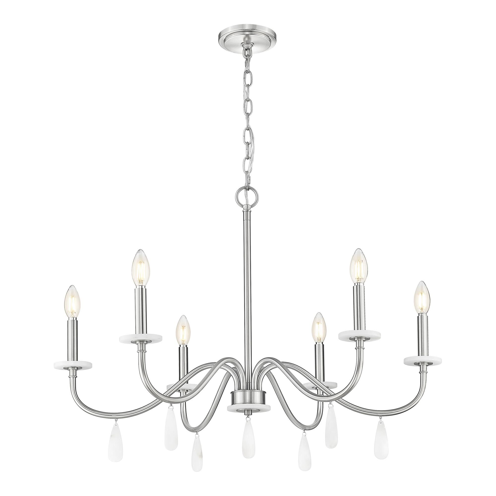 Shown in Brushed Nickel finish