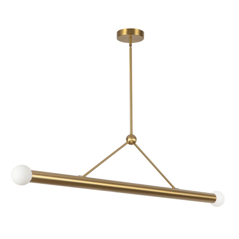 Calla Medium Linear Chandelier by Kuzco