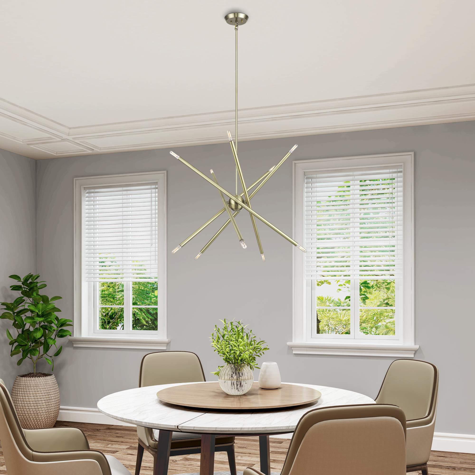 Shown in Antique Brass finish