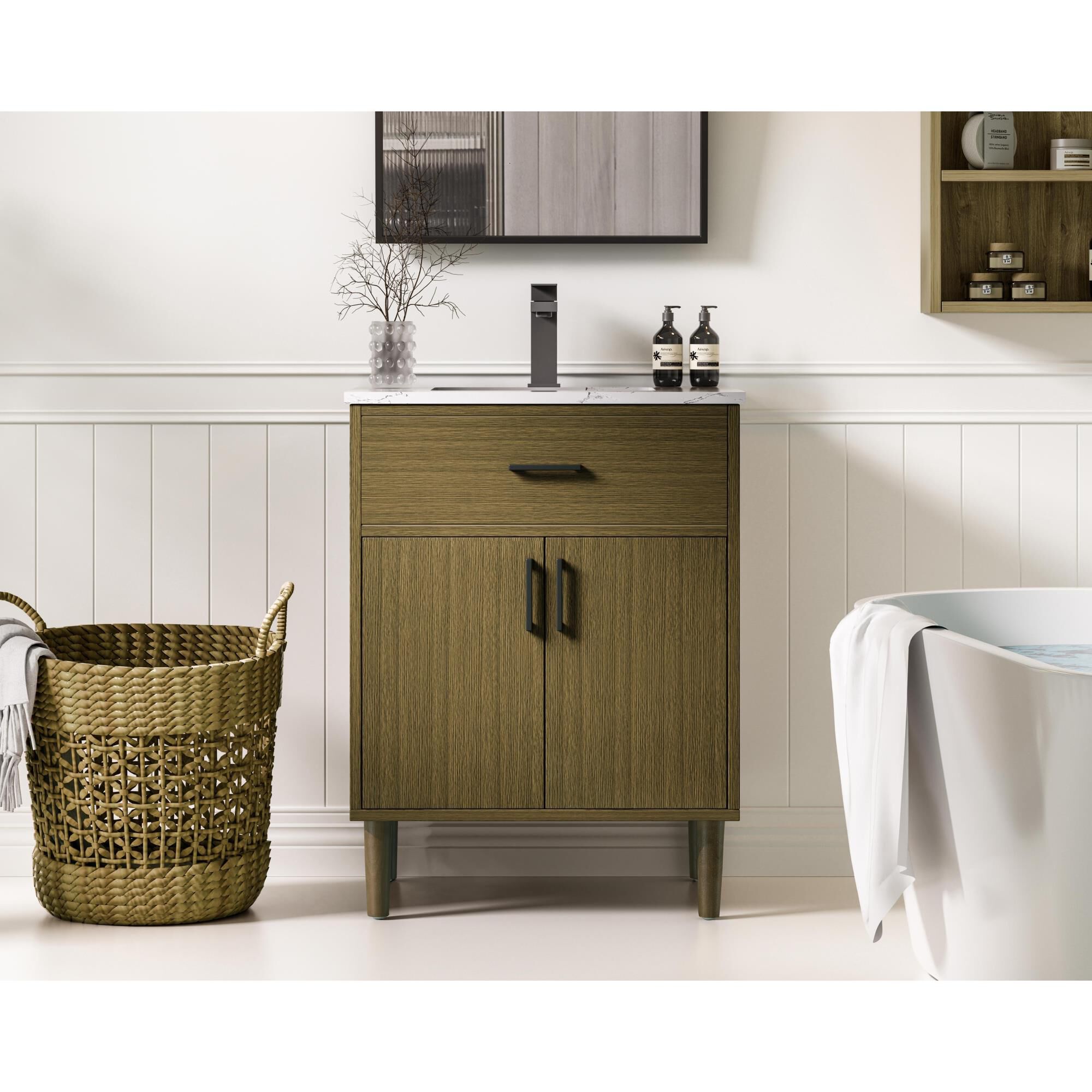 Shown in Chestnut Brown finish