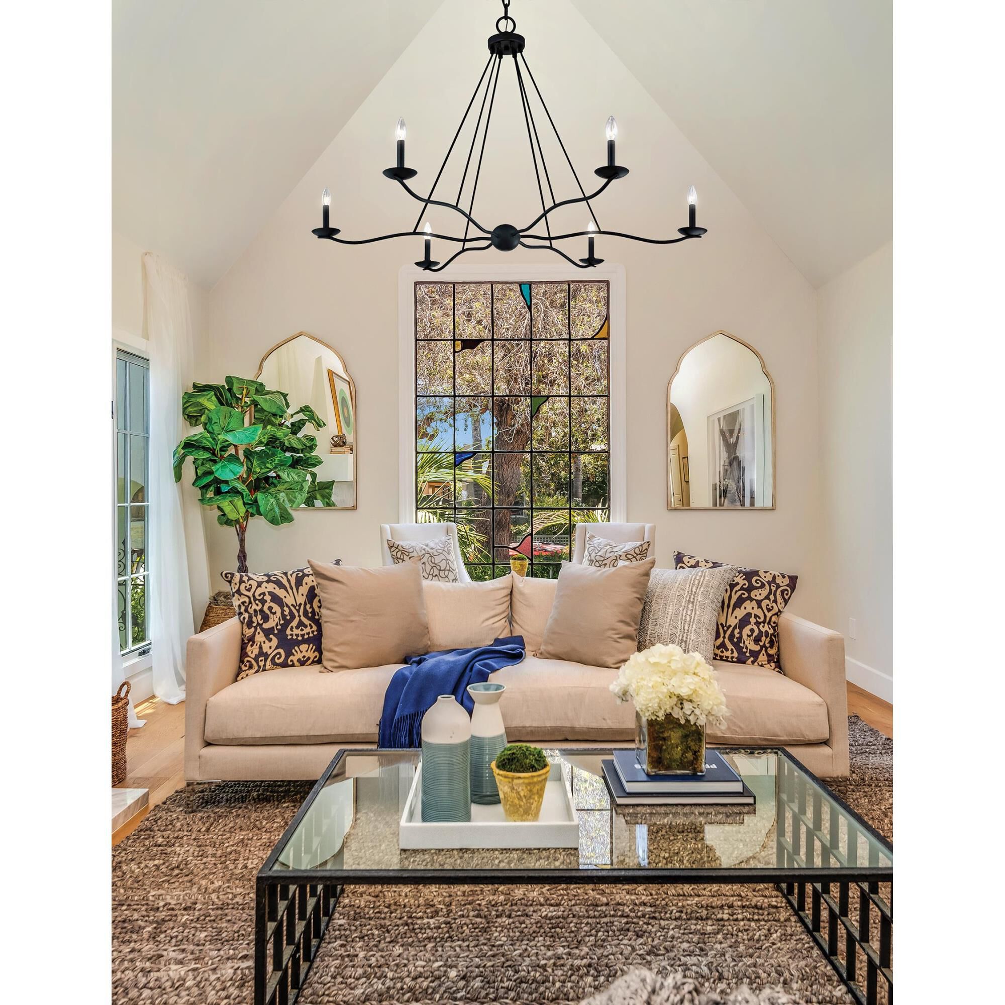 Sawyer 53.5 Inch Chandelier by Troy Lighting