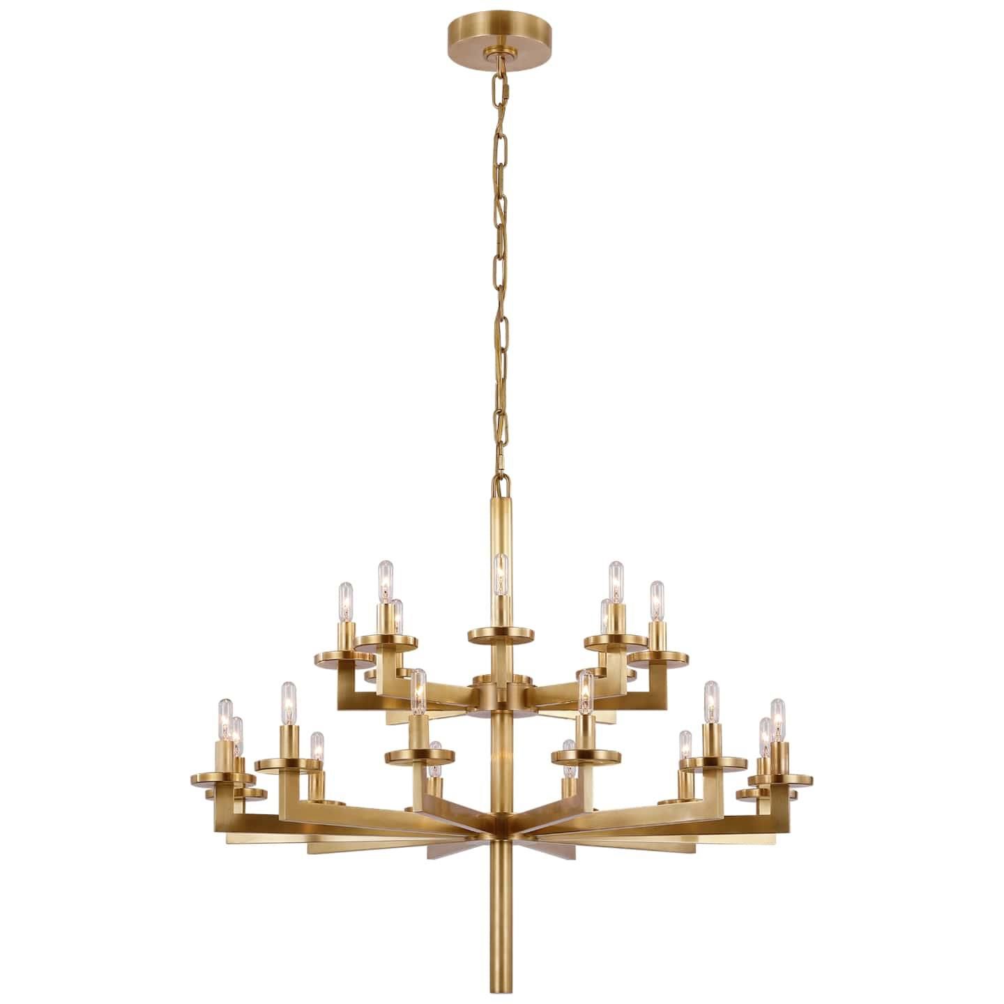 Shown in Antique-Burnished Brass finish