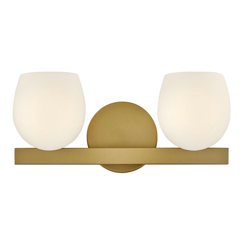 Mae 15 Inch 2 Light Bath Vanity Light by Hinkley